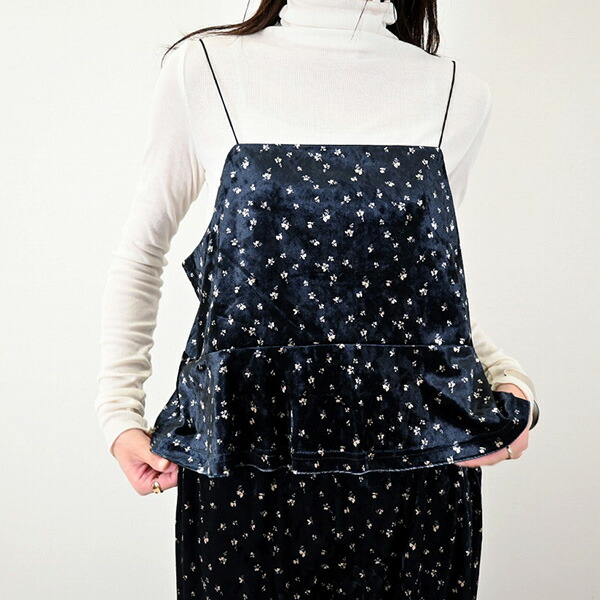 楽天市場】【取り寄せ対応】キャミソール 花柄 ベロア スクエアネック