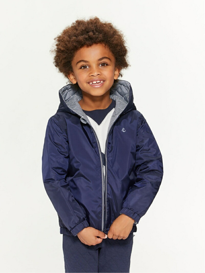 楽天市場】PETIT BATEAU (K)フード付きパフジャケット_キッズG