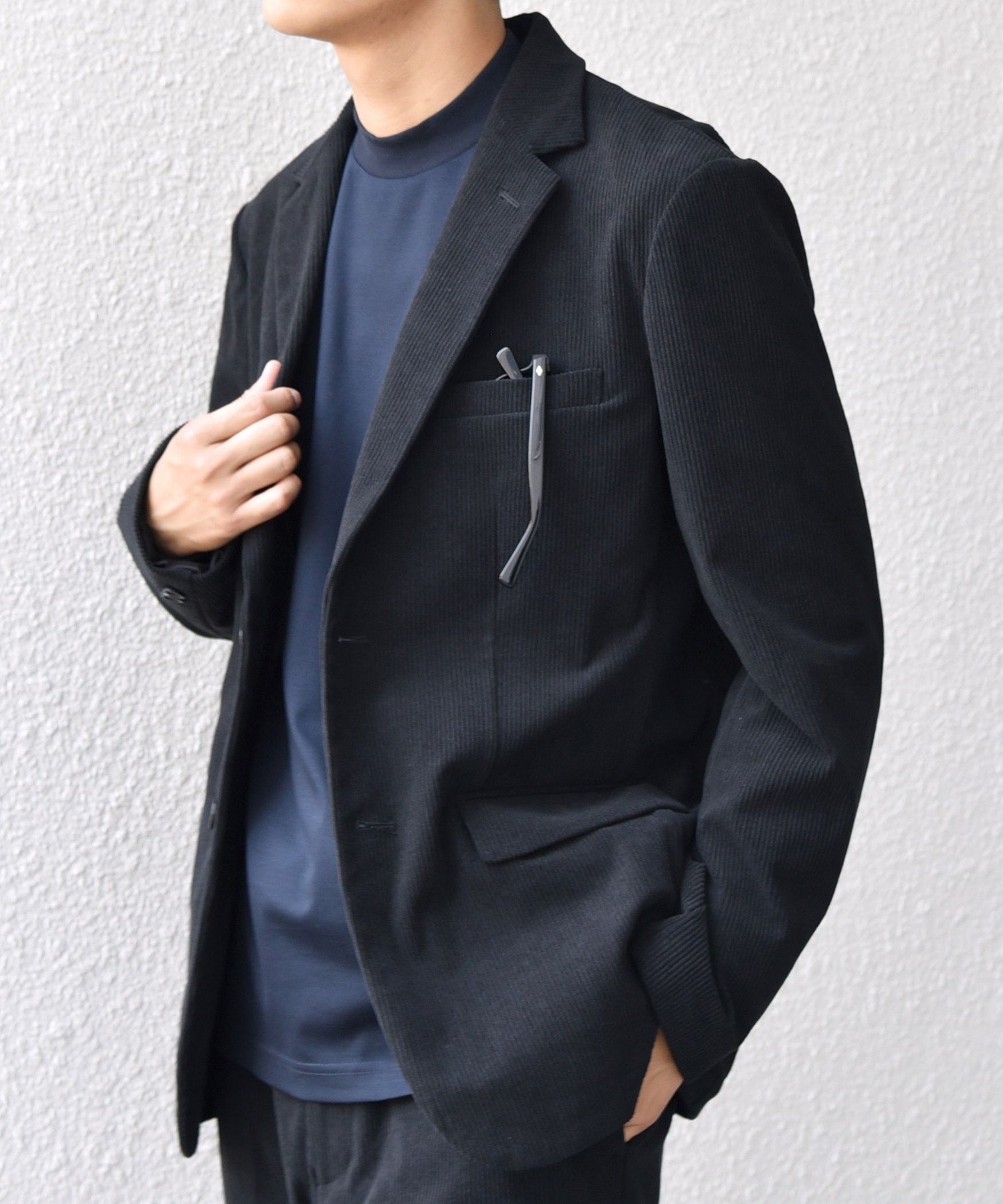 BEAUTY & YOUTH セットアップ M コーデュロイ GRAY 大人気セットアップ】「Damerino」コットンコーデュロイストレッチ