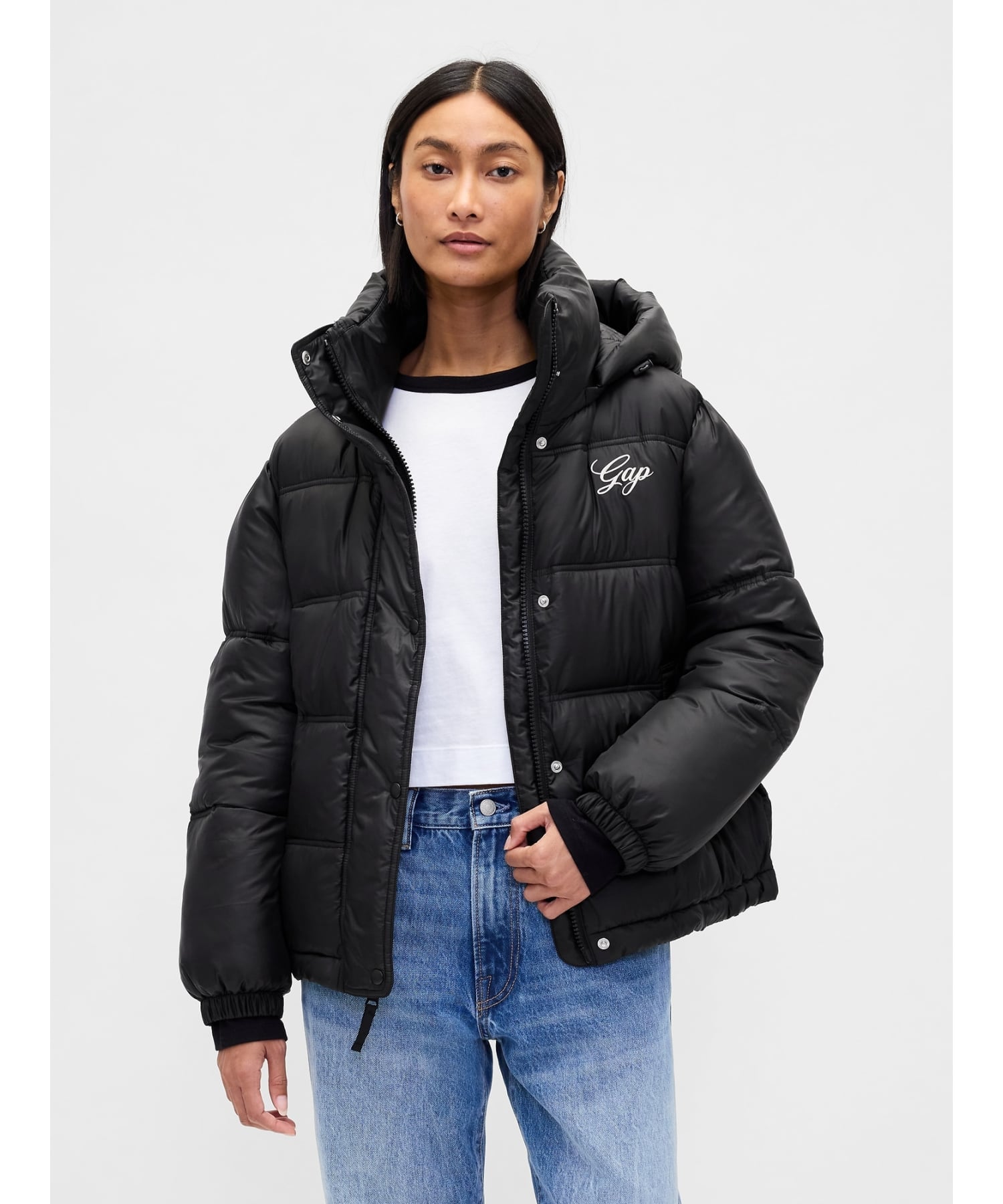 GAP｜(W)GAPロゴ パファージャケット | Rakuten Fashion(楽天