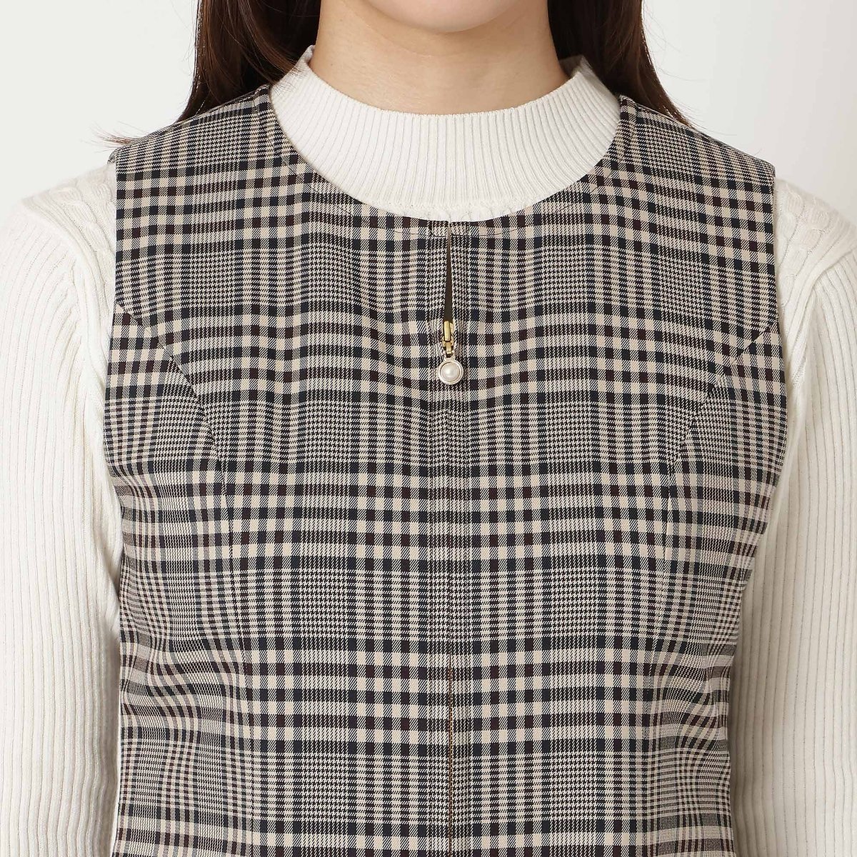 Rose Tiara｜MIXチェックジャンパースカート | Rakuten Fashion(楽天