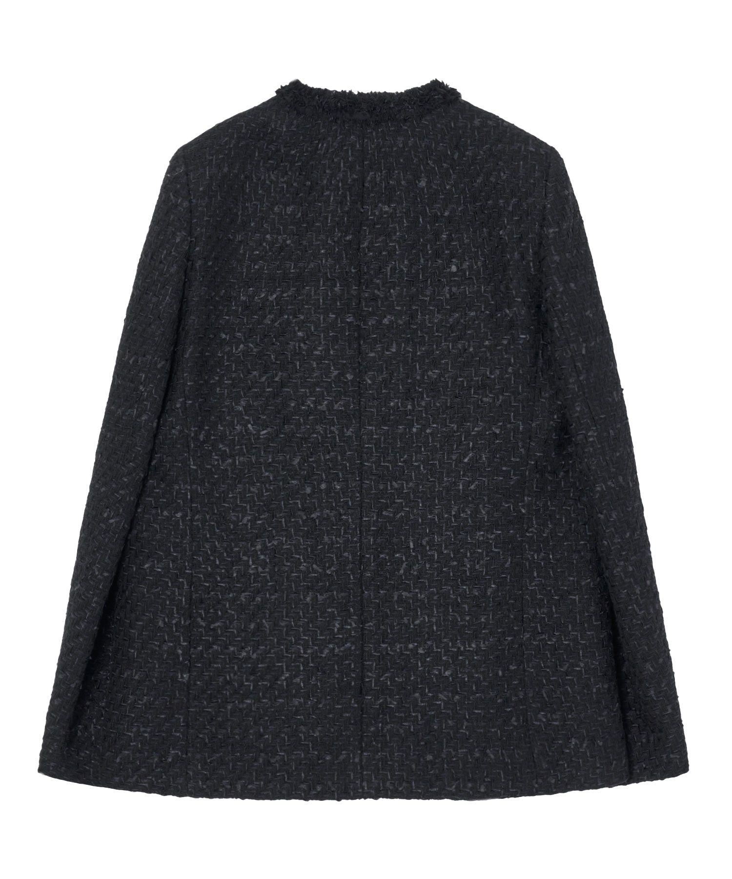 ANAYI｜【Eternal Line 2024】ミックスツイードロングノーカラー