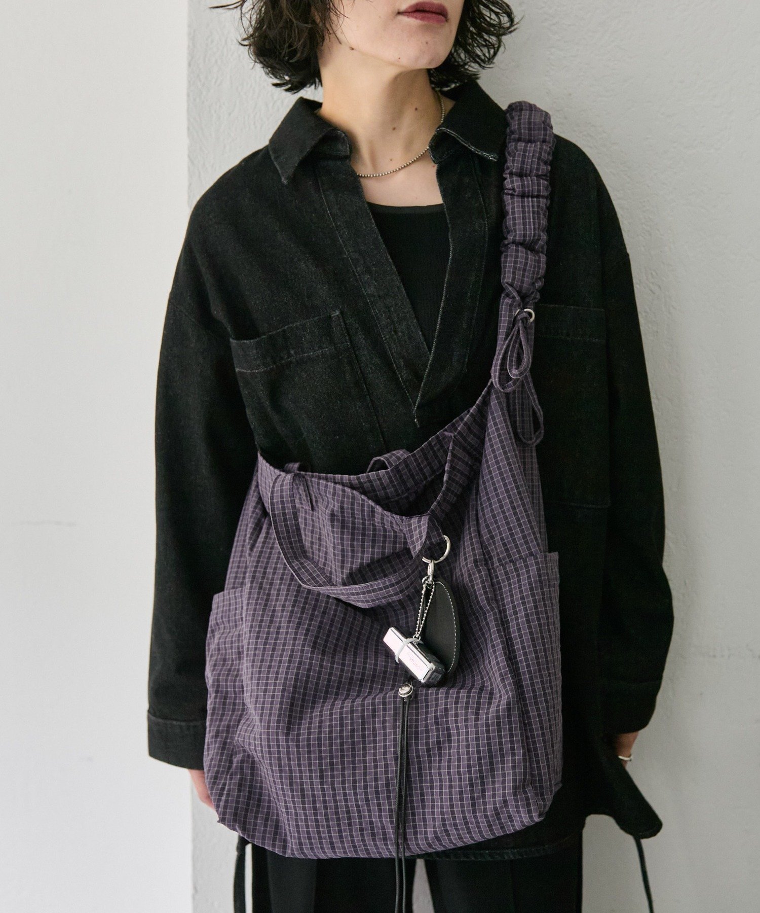 ear PAPILLONNER｜ファブリック2WAYショルダーバッグL | Rakuten