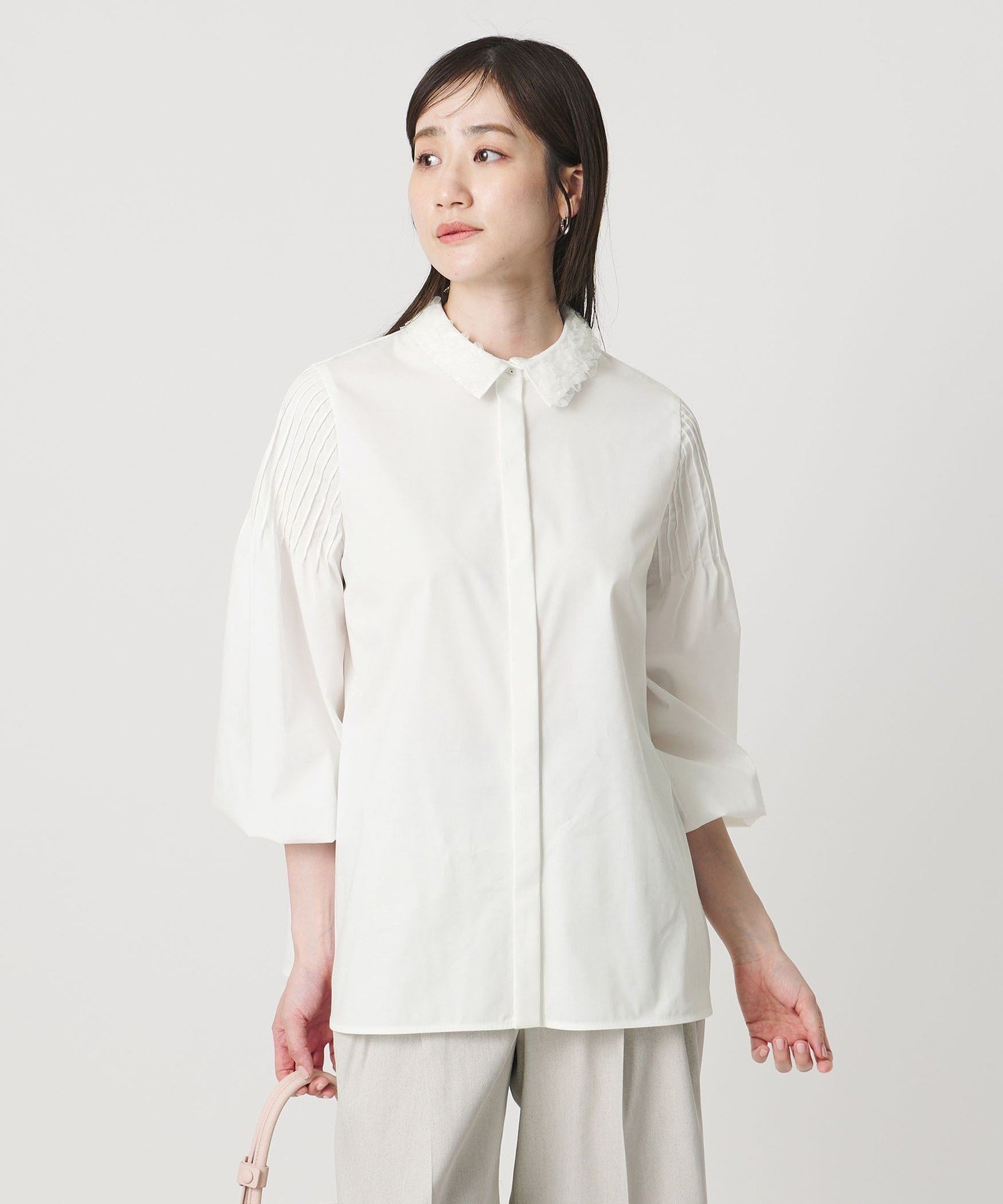 UNITED ARROWS｜チュールカラー 2WAY ブラウス | Rakuten Fashion(楽天