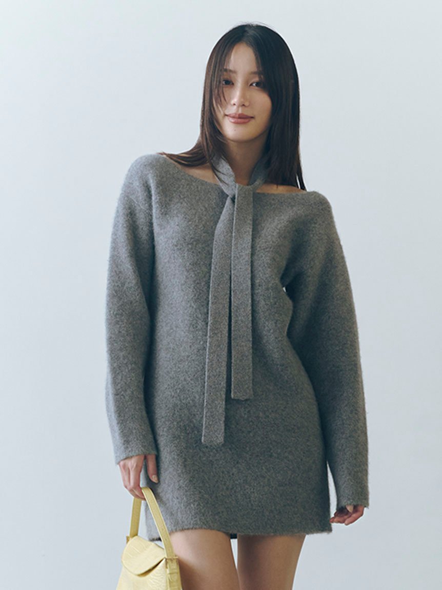 FRAY I.D｜フォックスウールミニニットワンピース | Rakuten Fashion