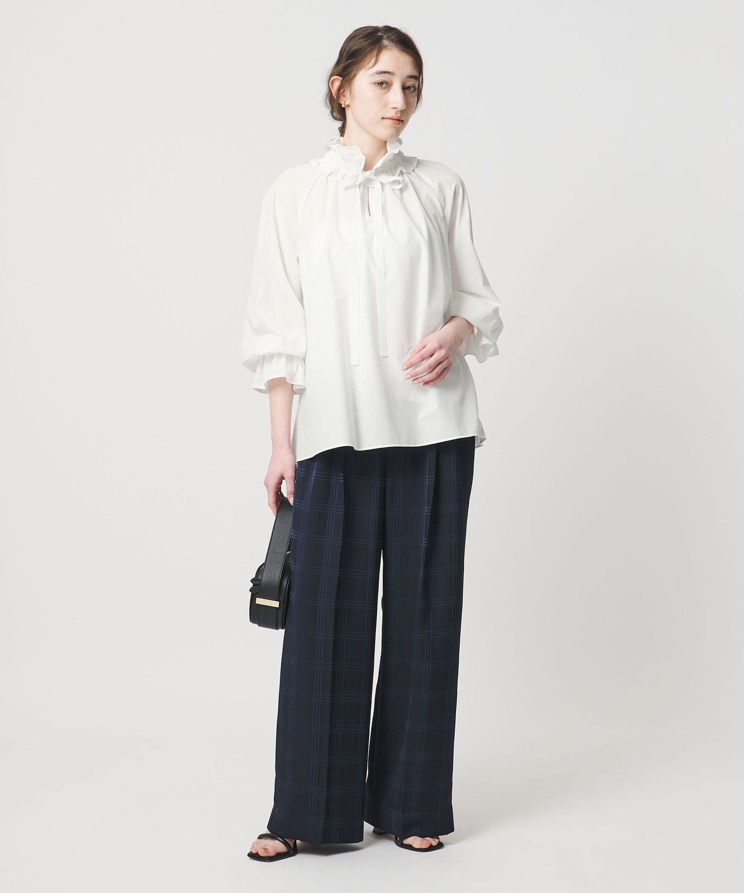 UNITED ARROWS｜レースフリルカラー 2WAY ブラウス | Rakuten Fashion