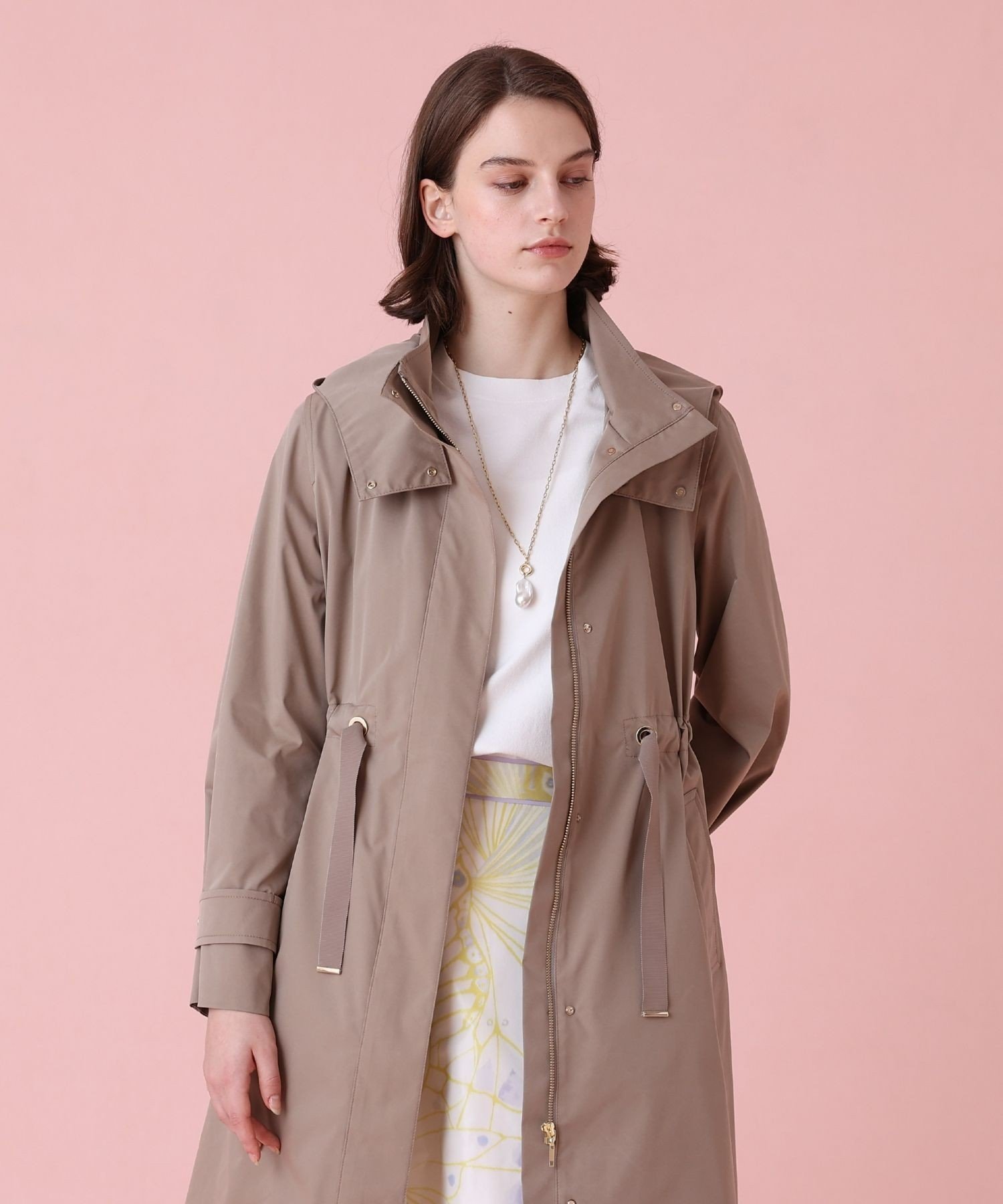 ANAYI｜ブライトツイルライナー付きモッズコート | Rakuten Fashion