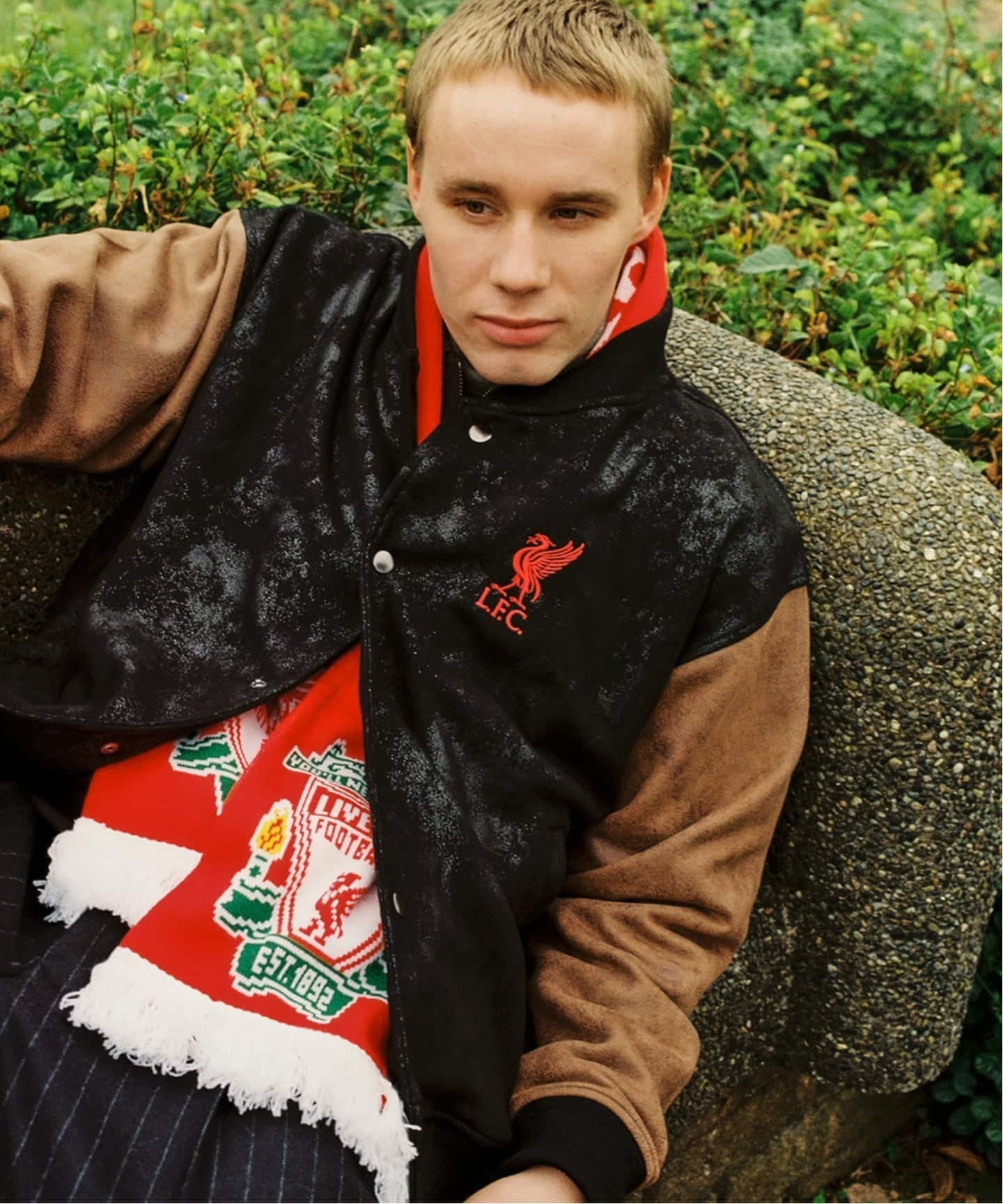 417 EDIFICE｜【Liverpool FC / リバプール FC】Fake Leather Emboss