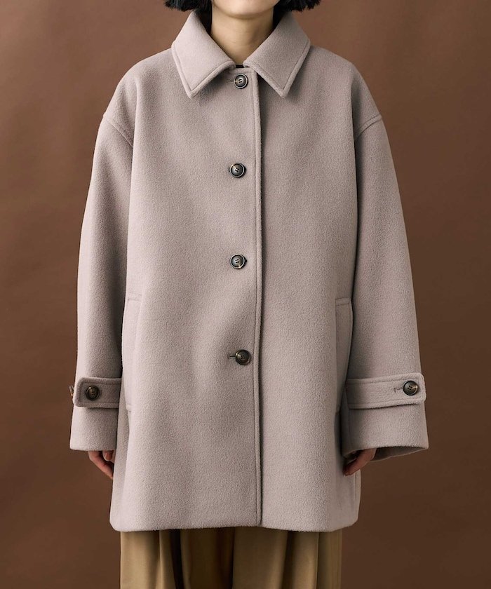 FREAK'S STORE｜ビーバーミドルコート/ステンカラーコート 25AW