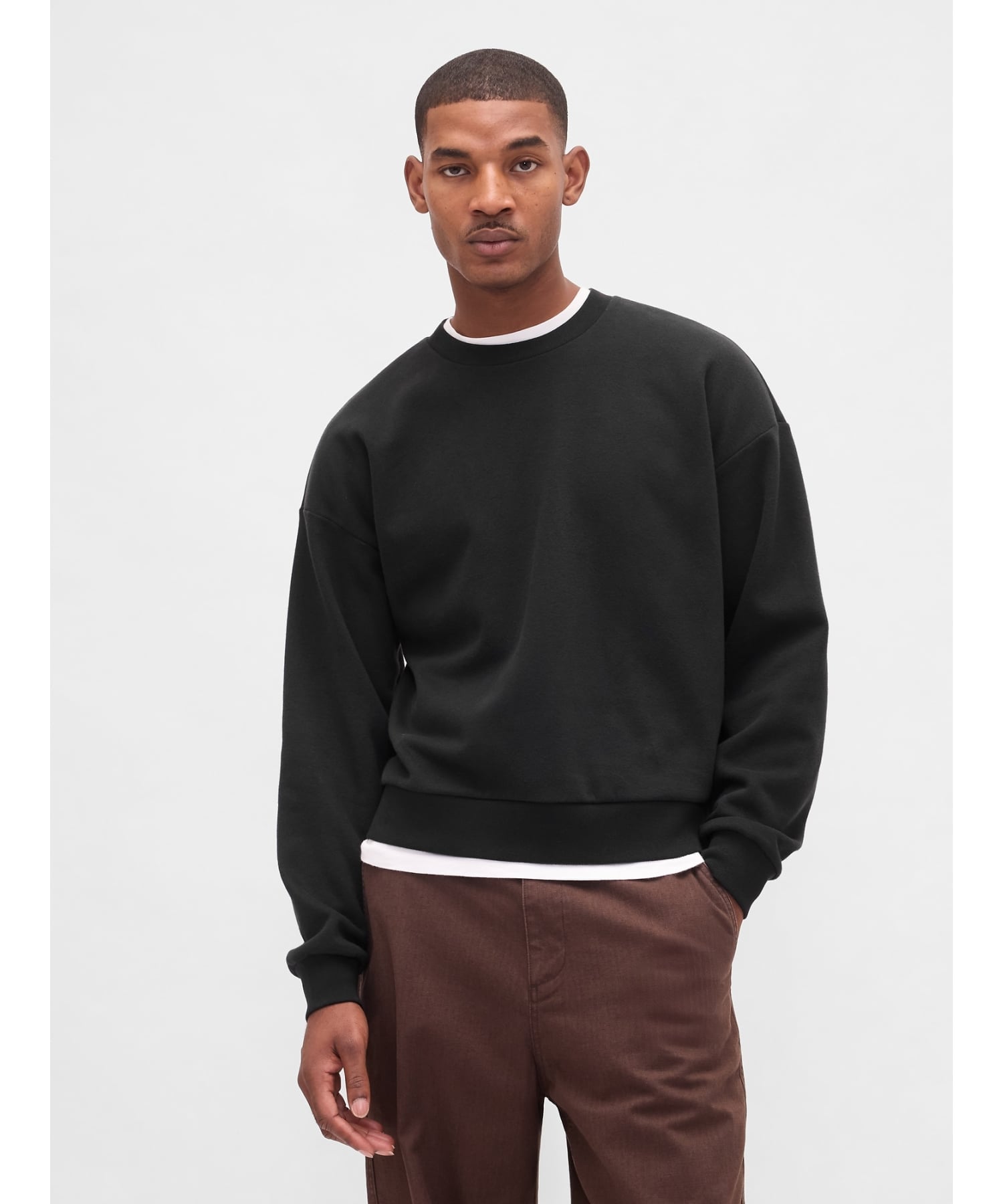 GAP｜(U)ヴィンテージソフト オーバーサイズ クロップド スウェット