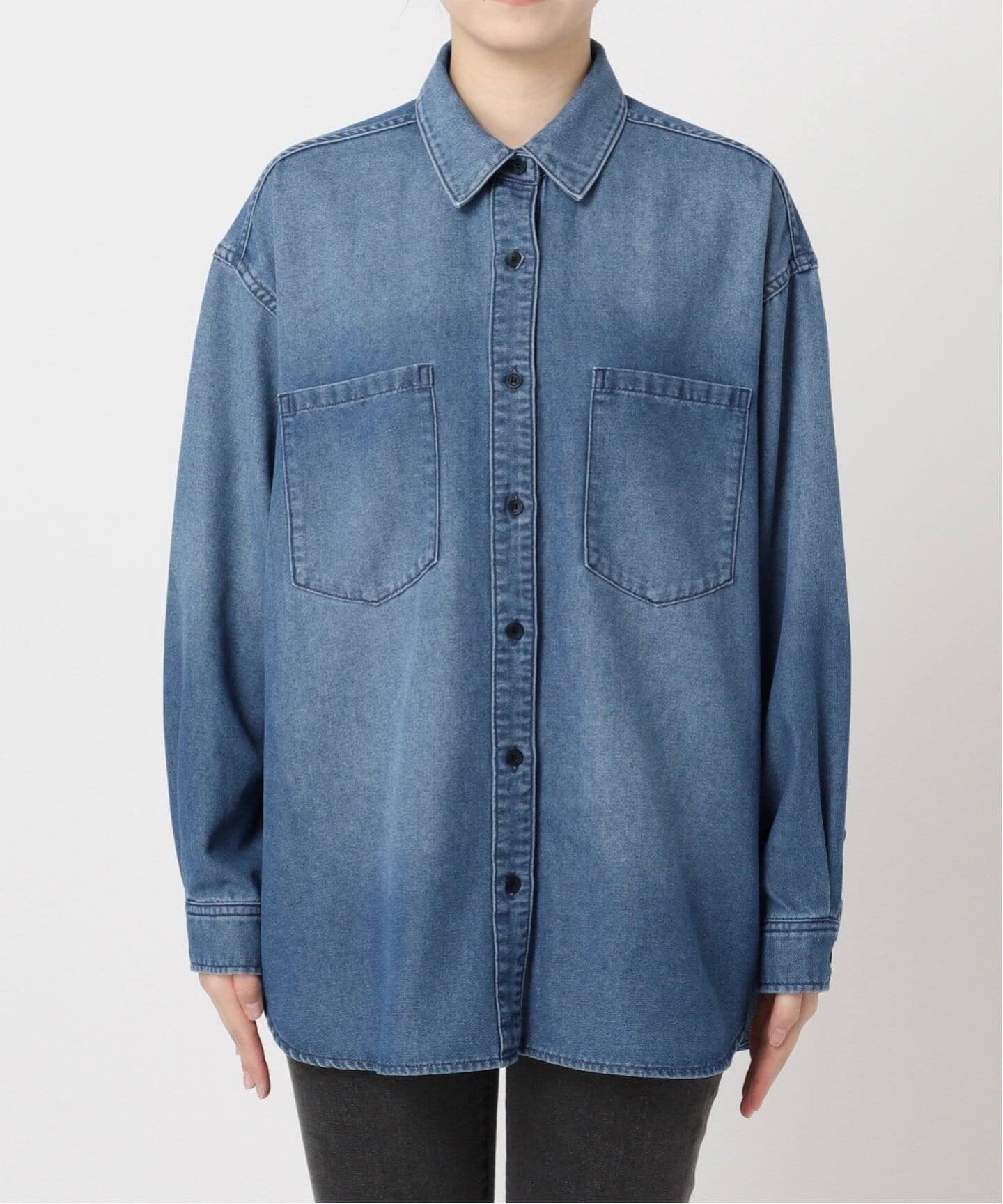 JOURNAL STANDARD relume｜《WEB限定追加》デニムオーバーサイズシャツ