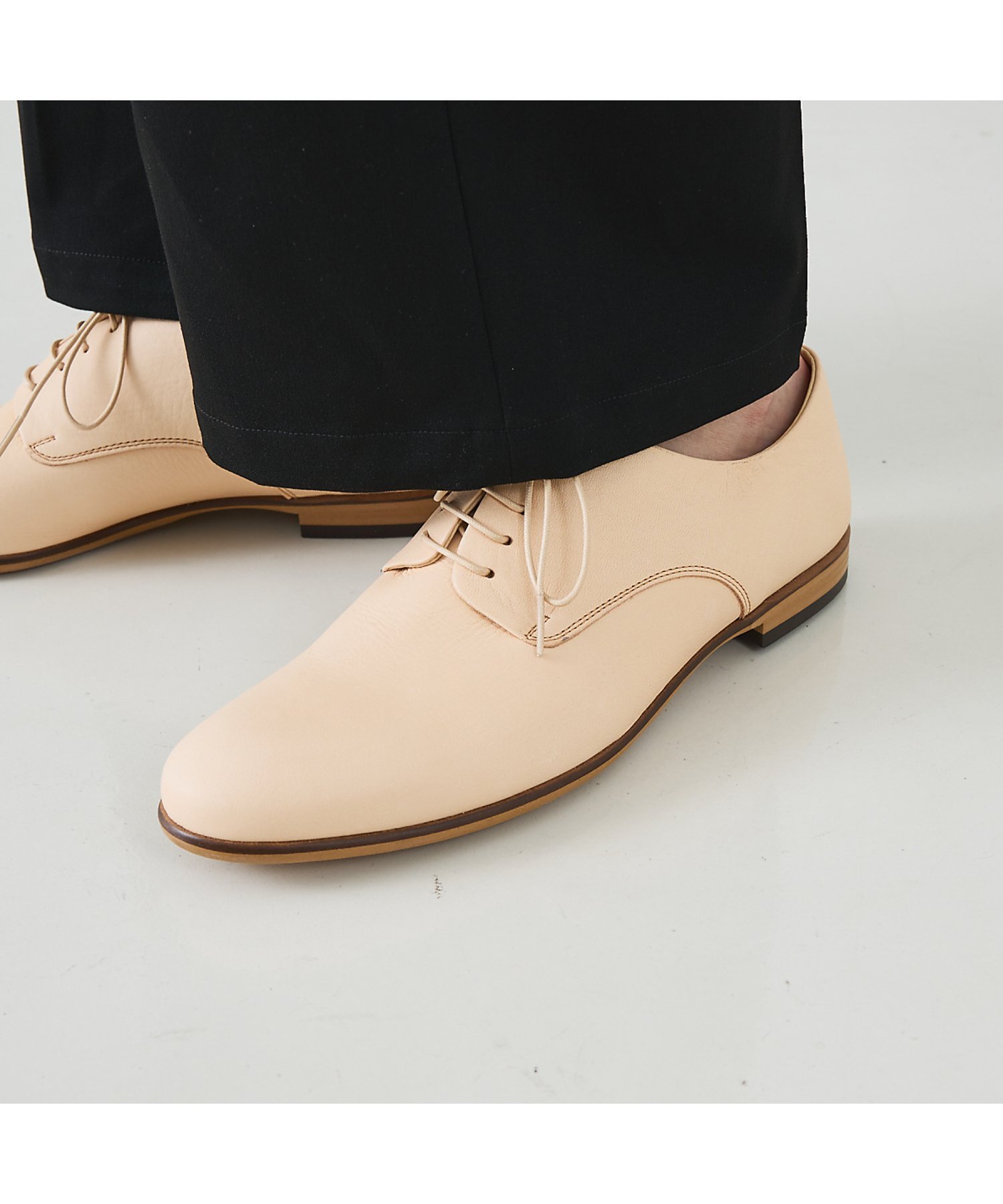 alfredoBANNISTER｜【ヌメ革】ソフトレザー カウンターレス プレーン