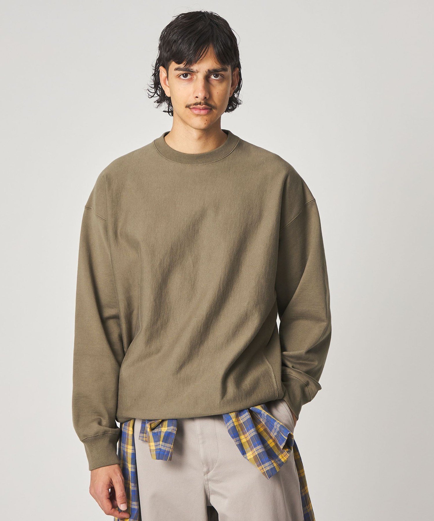 ＜Steven Alan＞ セットインスリーブ クルーネックスウェット (新品) Steven Alan（スティーブンアラン）の「＜Steven Alan＞ セットイン