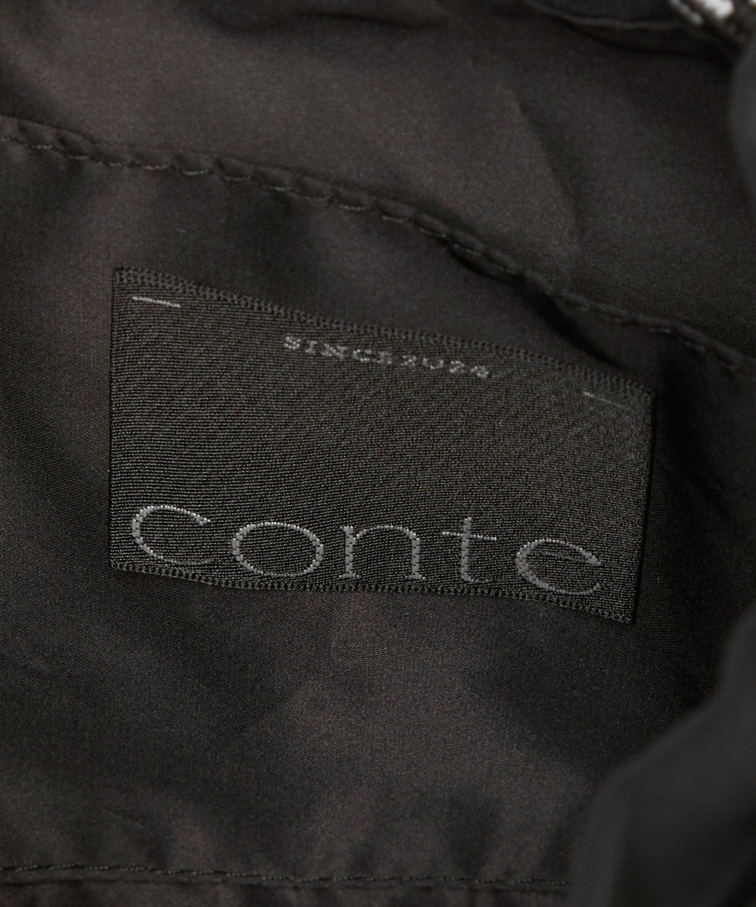 新品　WEB限定　conte ドローストリング バッグ　BLACK conte＞ドローストリング バッグ BLACK