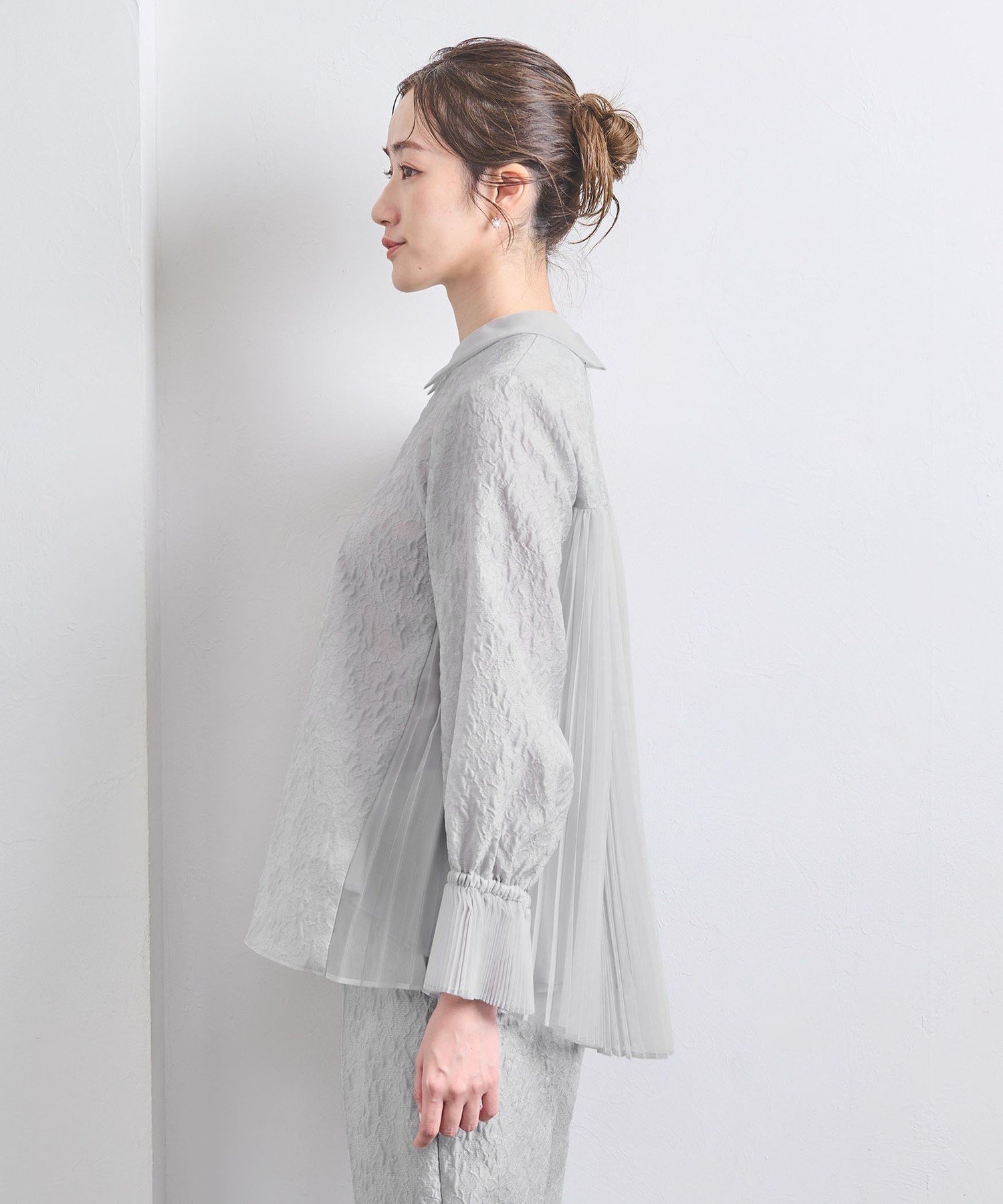 UNITED ARROWS LTD. OUTLET｜ツートーン ジャガード ブラウス