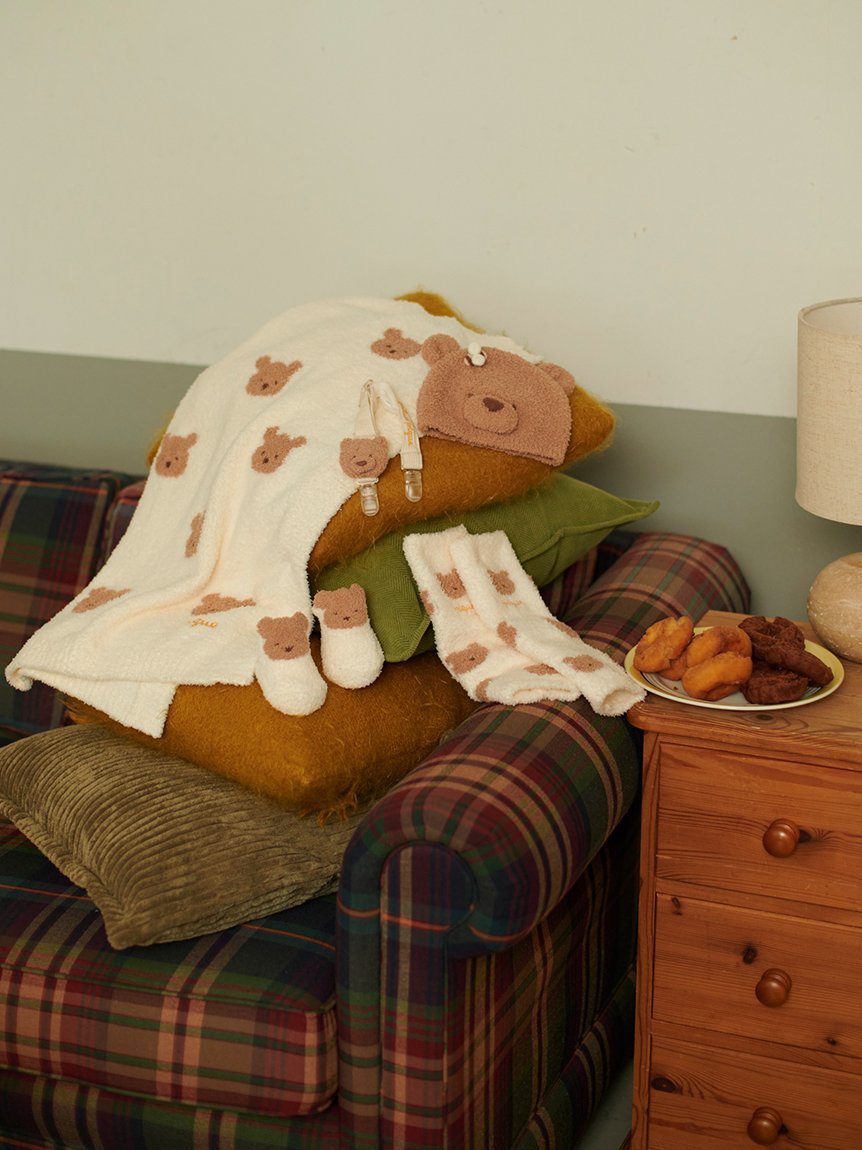 gelato pique｜【KIDS】ベビモコベアジャガードブランケット | Rakuten