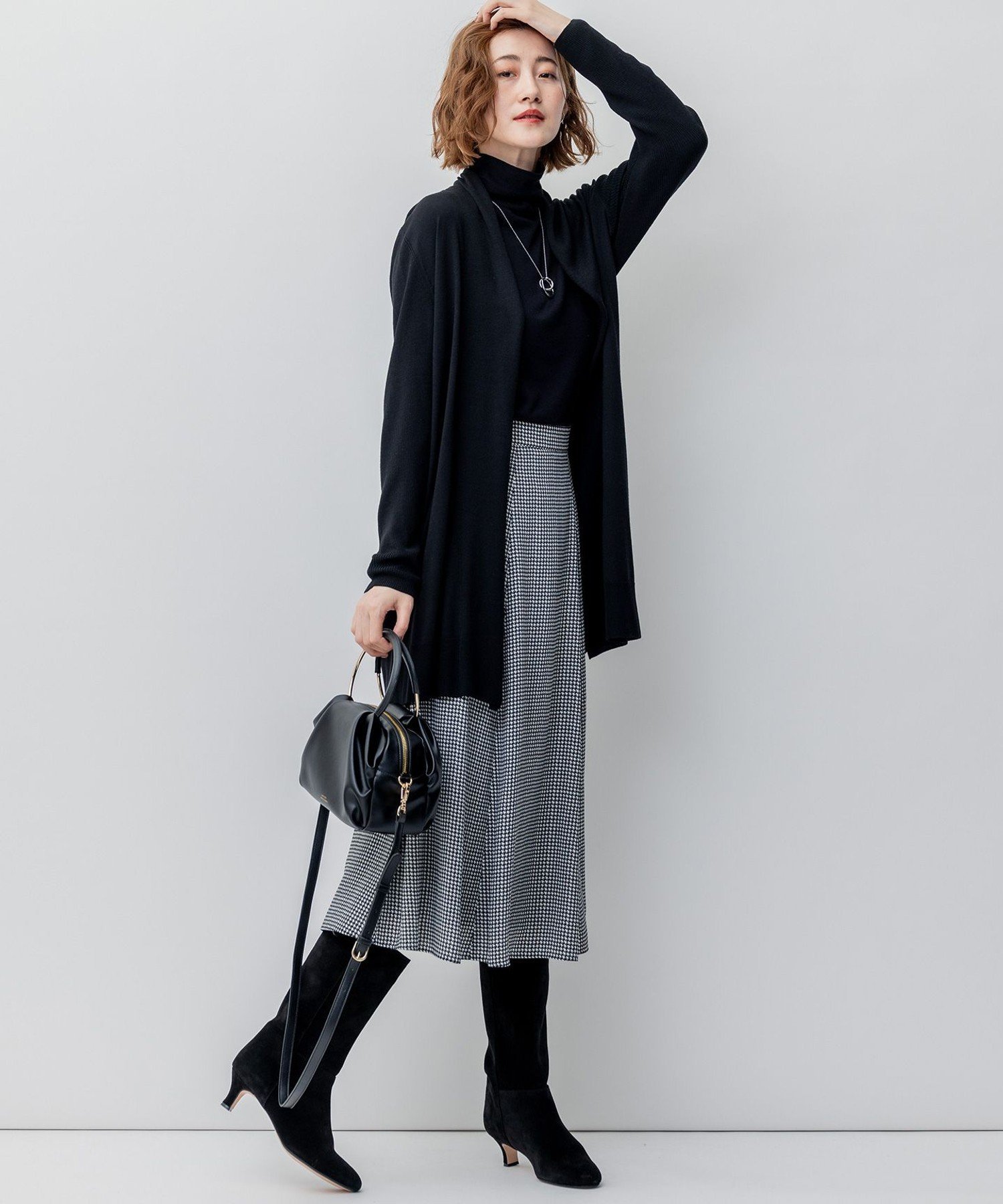 23区｜【洗える】サステナブルウール ショールカラー カーディガン