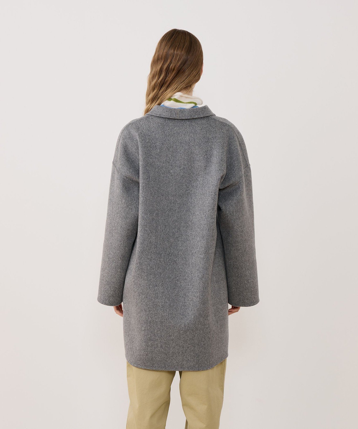 TOMORROWLAND｜ウールダブルフェイス キモノスリーブコート | Rakuten