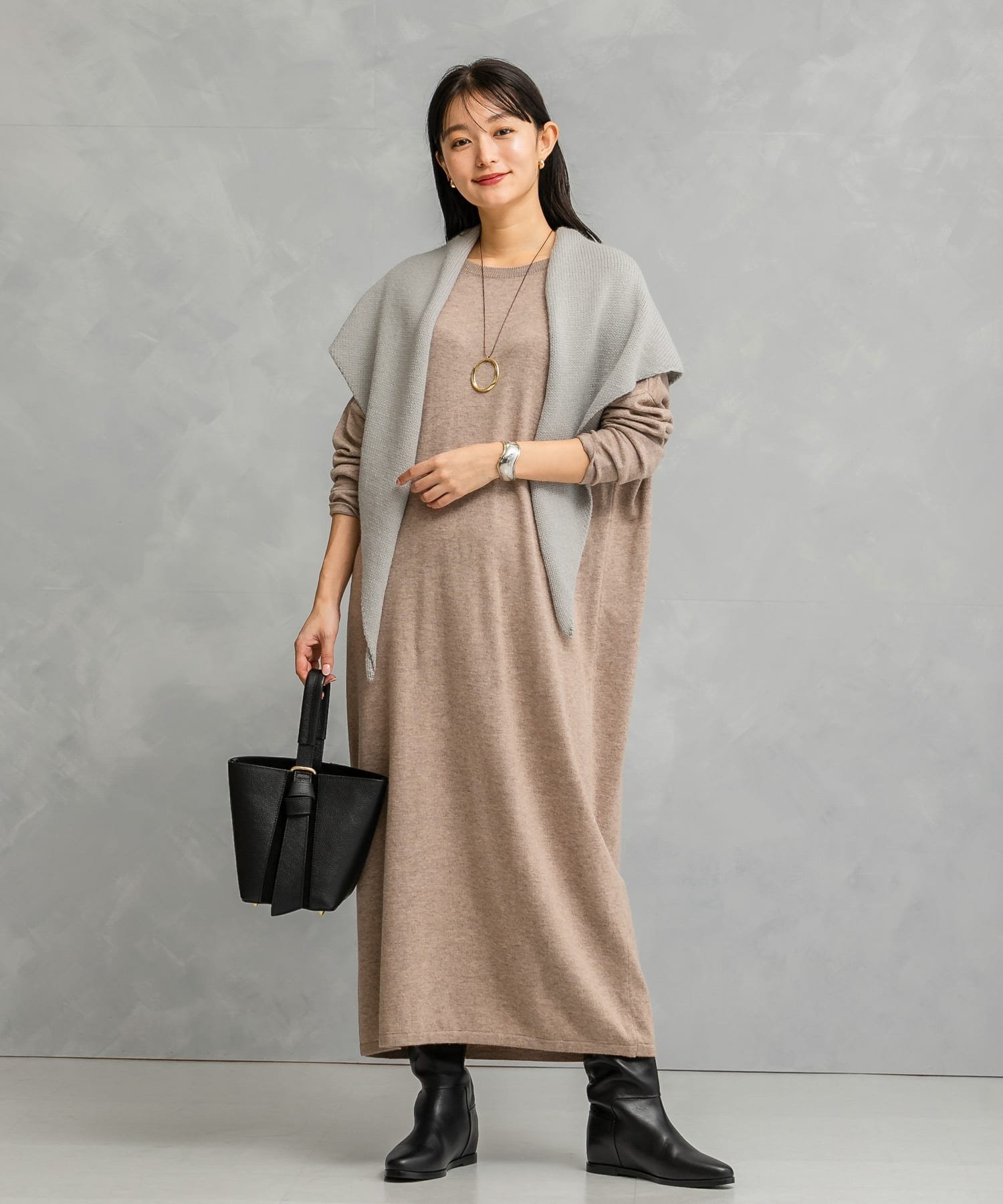 URBAN RESEARCH ROSSO｜カシミヤ混2WAYニットワンピース | Rakuten