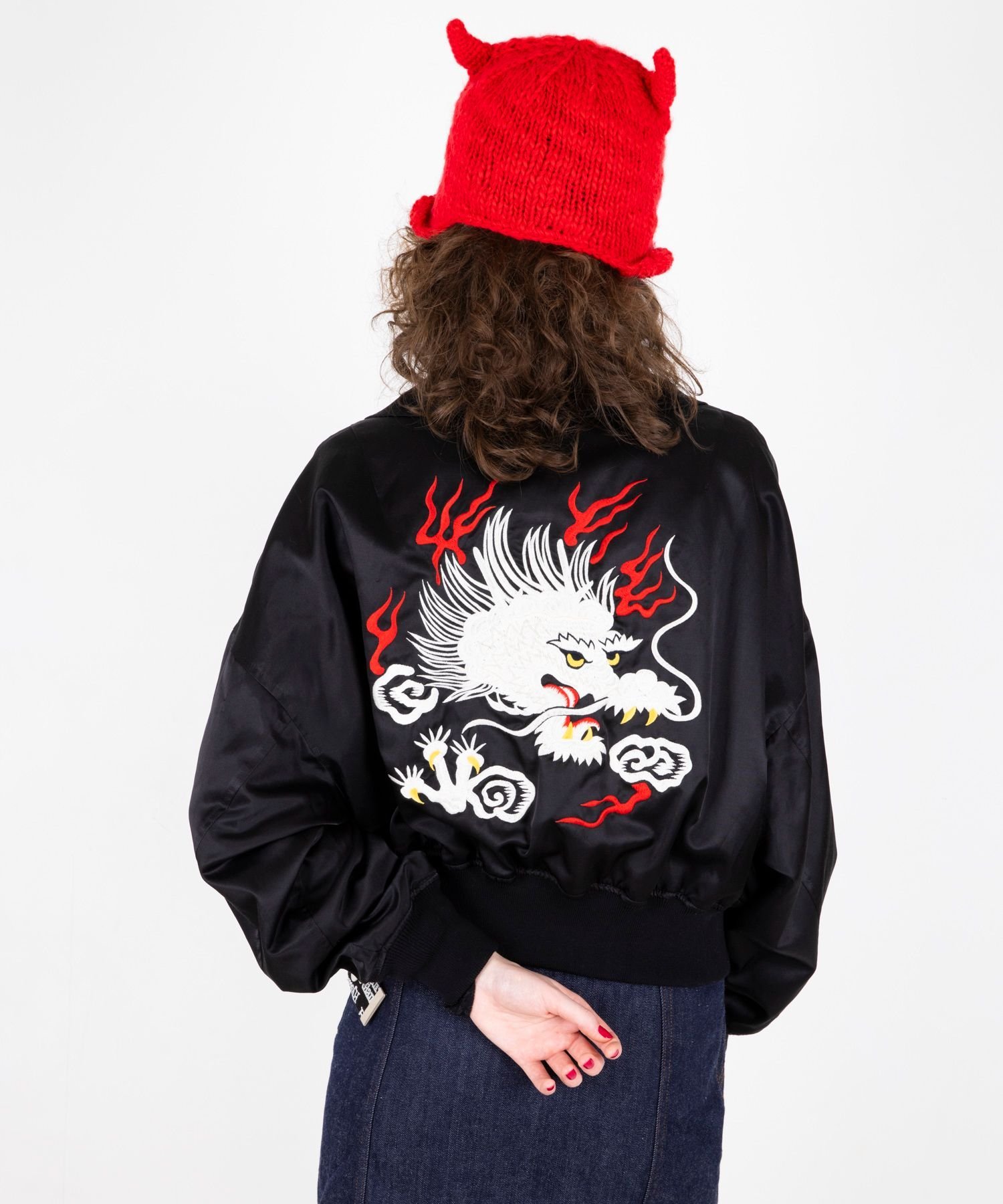 HYSTERIC GLAMOUR｜DRAGON刺繍 ライダーススカジャン | Rakuten