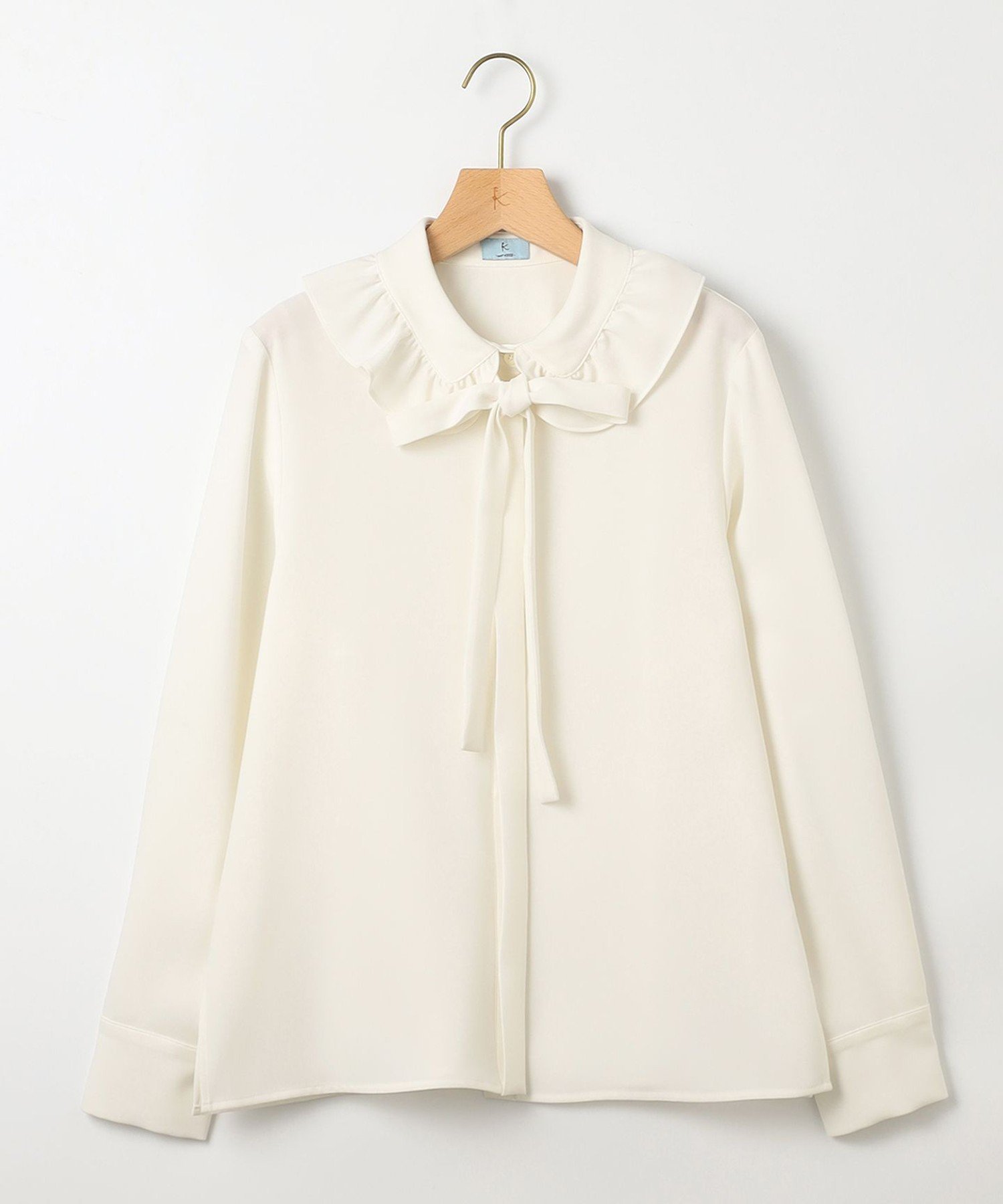 組曲｜【WEB限定】ボウタイ付きフリルカラー ブラウス | Rakuten