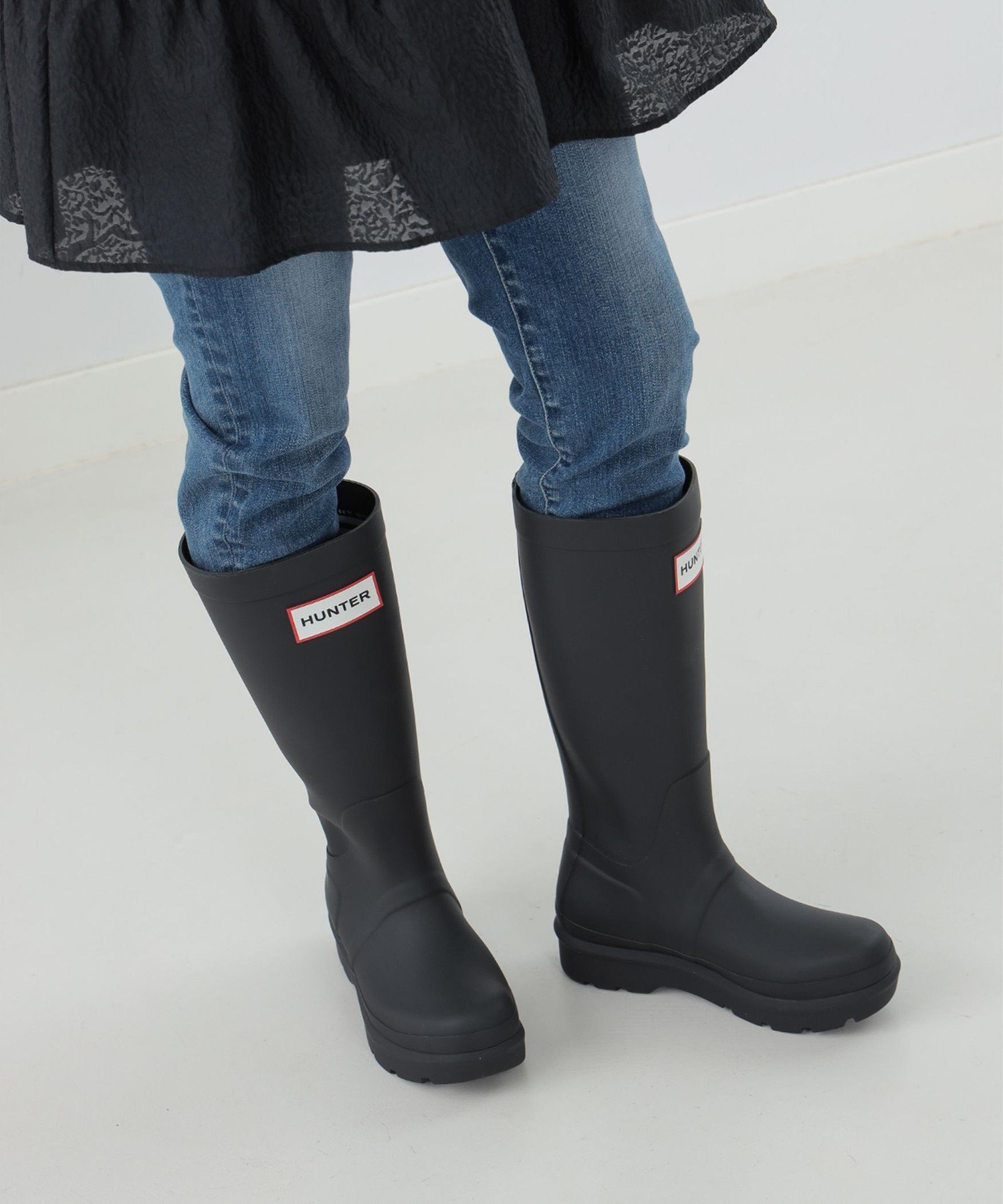 定価19000 新品 本物 HUNTER トール ブーツ JP22 327