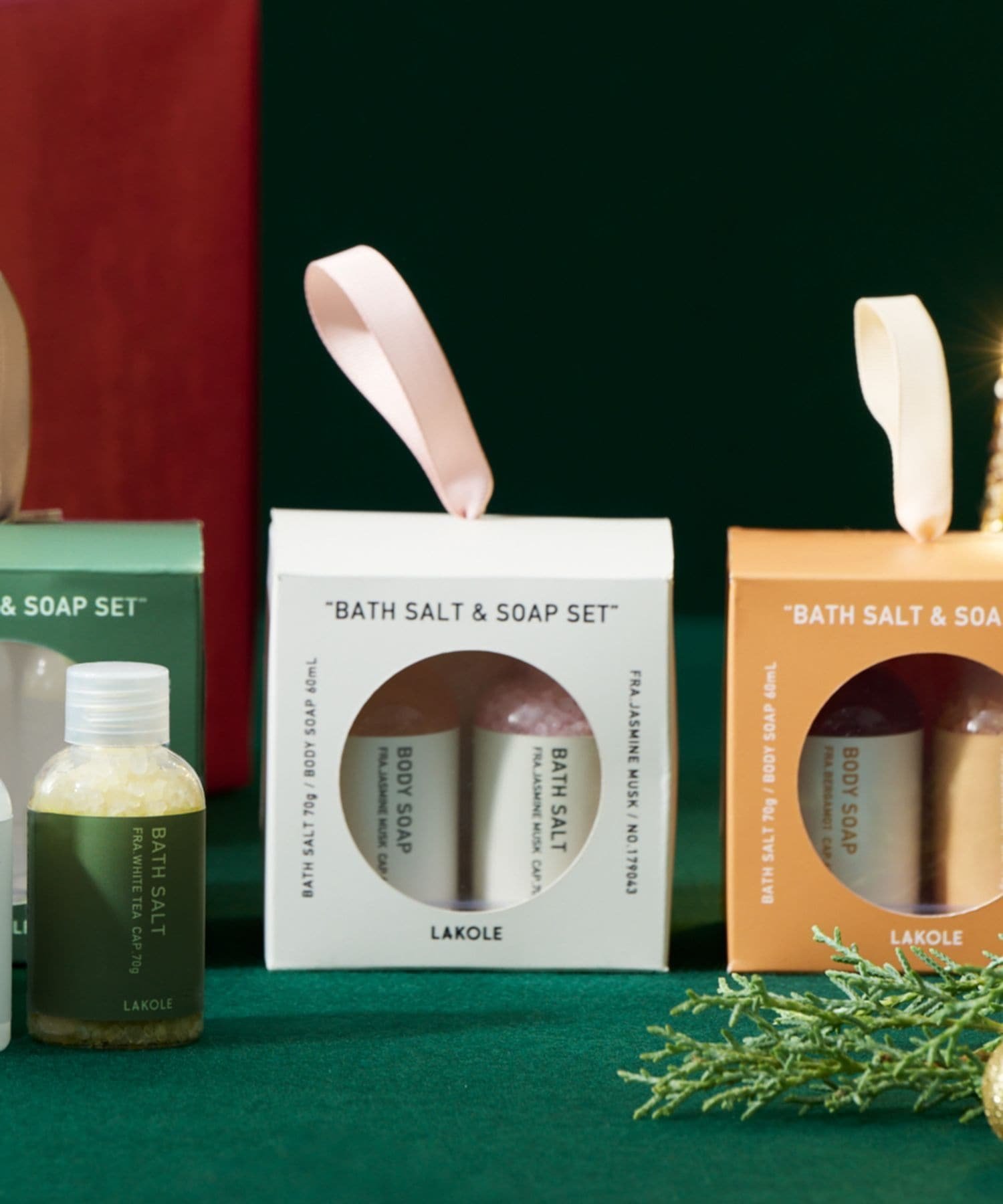 LAKOLE｜バスソルト&バスソープセット[ジャスミンムスク] | Rakuten