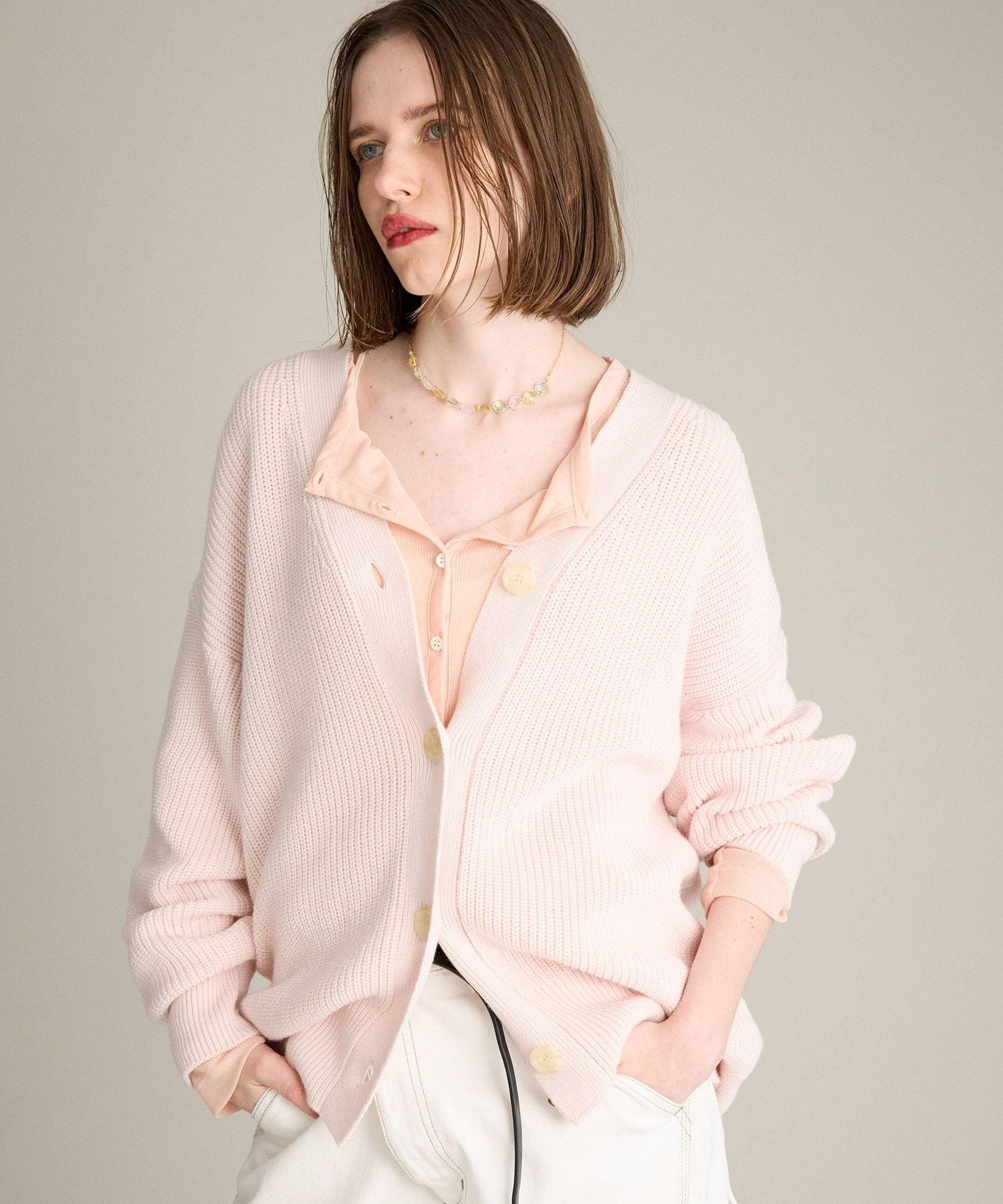 BRILL｜MODERN アゼVネックカーディガン | Rakuten Fashion(楽天