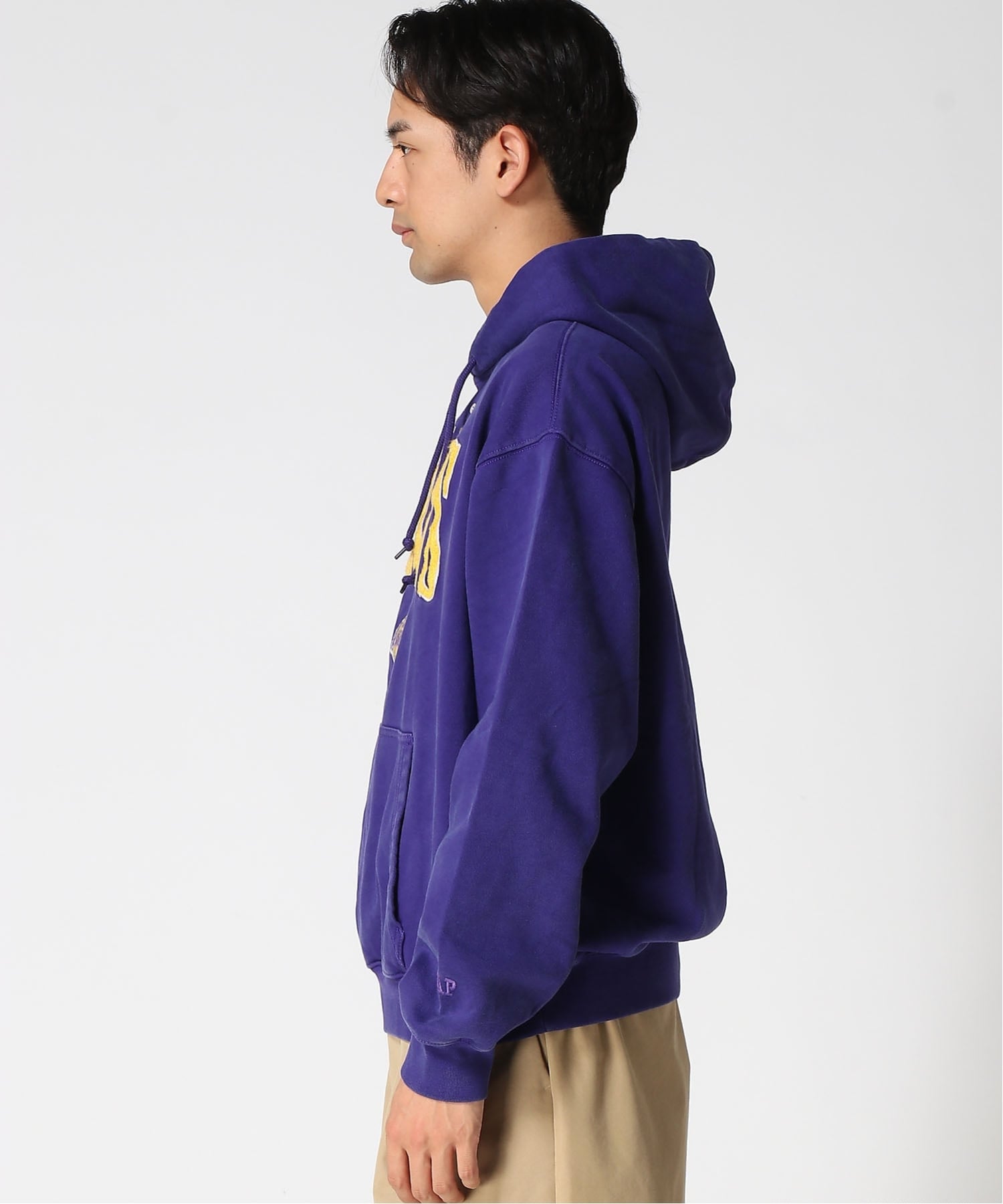 GAP｜(U)NBA ロサンゼルス レイカーズ ロゴ ヘビーウェイトパーカー