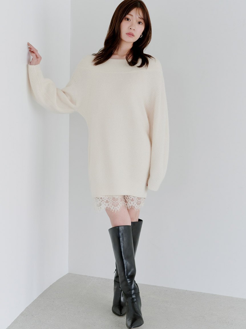 SNIDEL｜ニットセットキャミミニワンピース | Rakuten Fashion(楽天