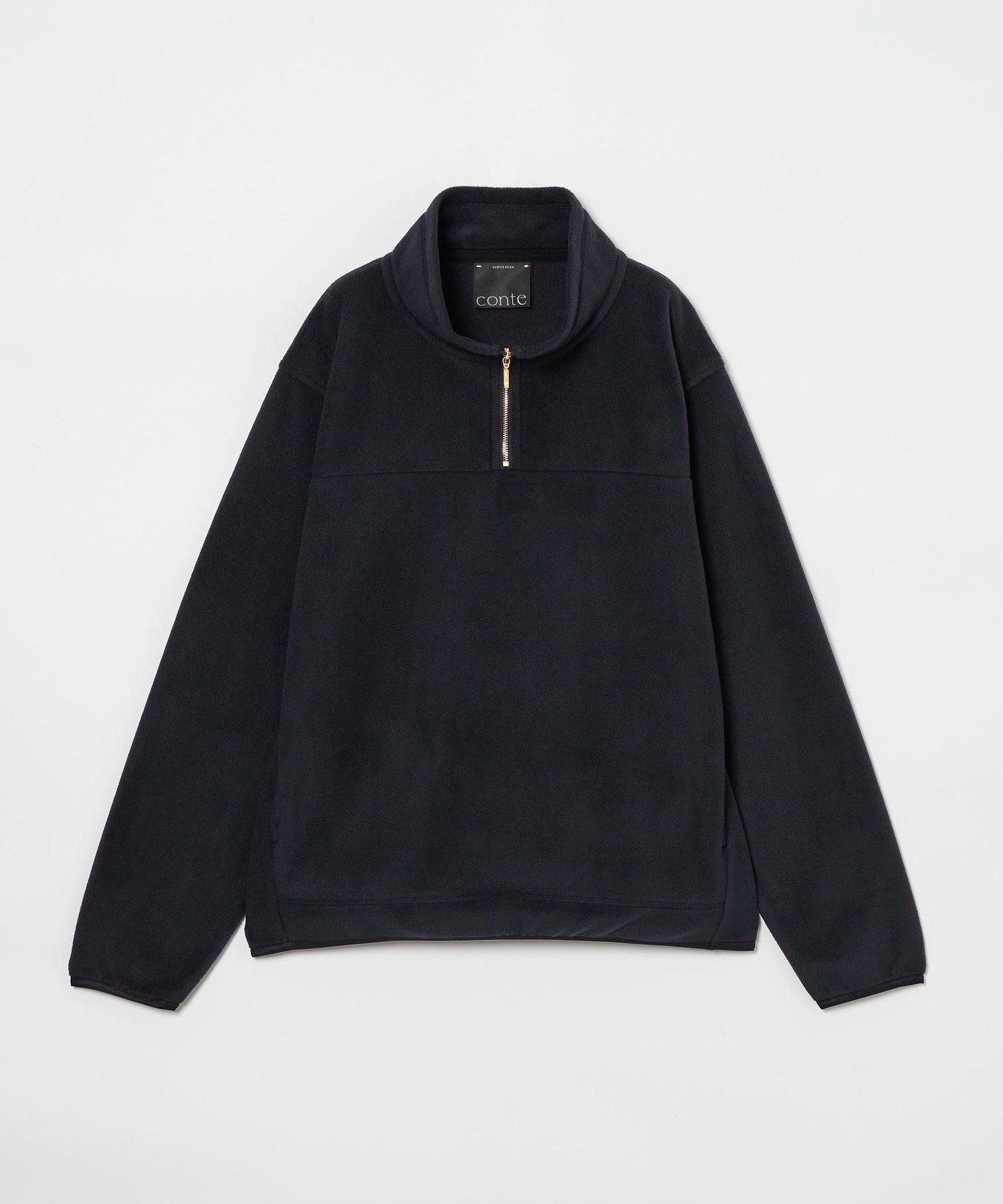 conte フリースジッププルオーバー☆ホワイト今季 UNITED ARROWS｜<conte>フリース ジップ プルオーバー | Rakuten