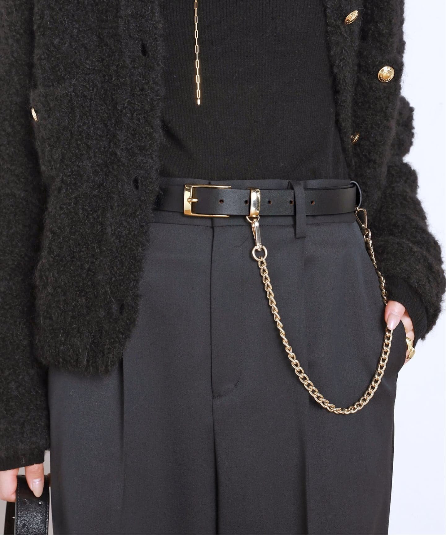 AP STUDIO｜【LEFIJE/レフィエ】別注2wayチェーンレザーベルト