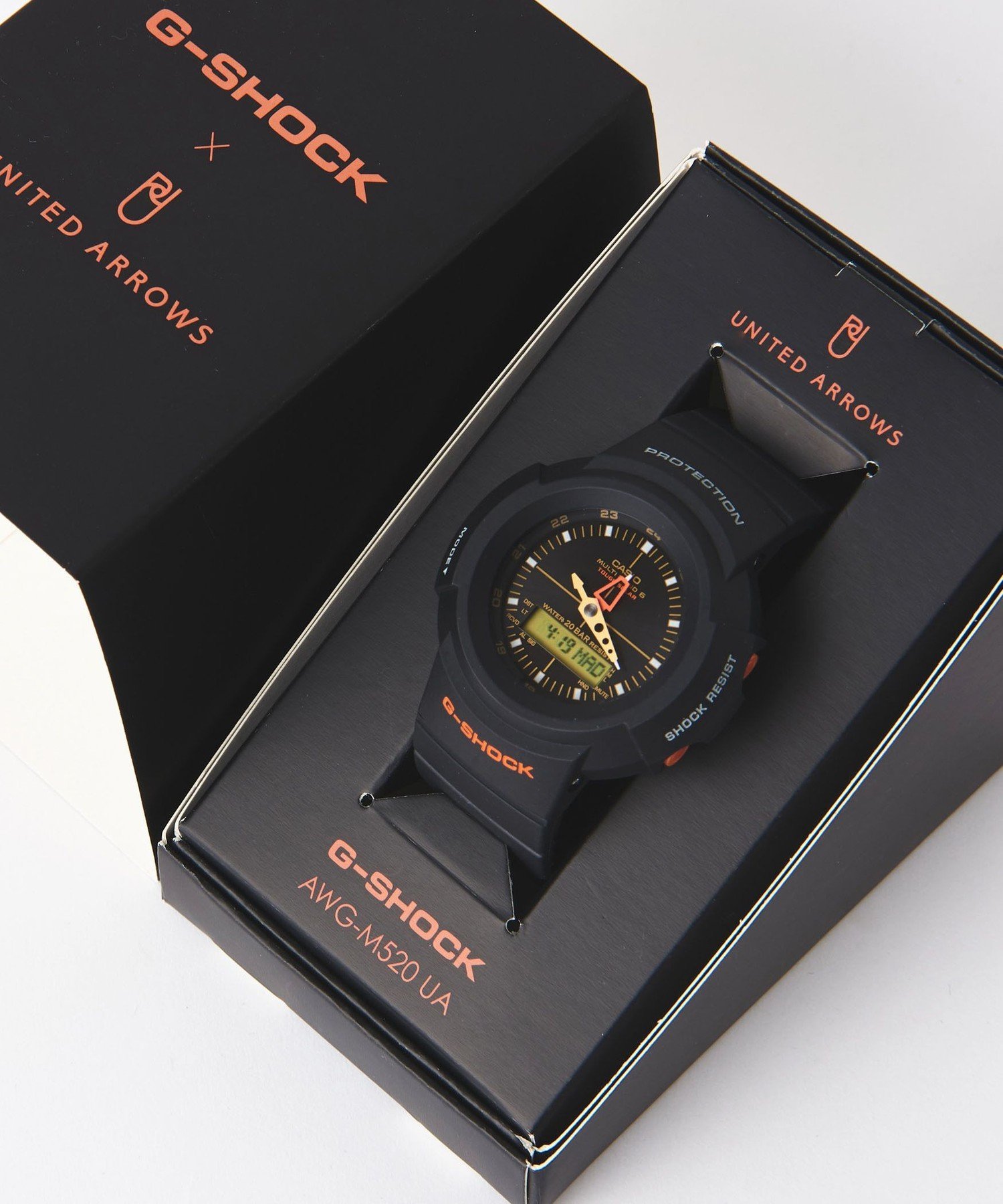 ユナイテッドアローズ 別注 G-SHOCK AWG一M520UA UNITED ARROWS EXCLUSIVE CASIO G-SHOCK for UNITED ARROWS “AWG-M520UA”
