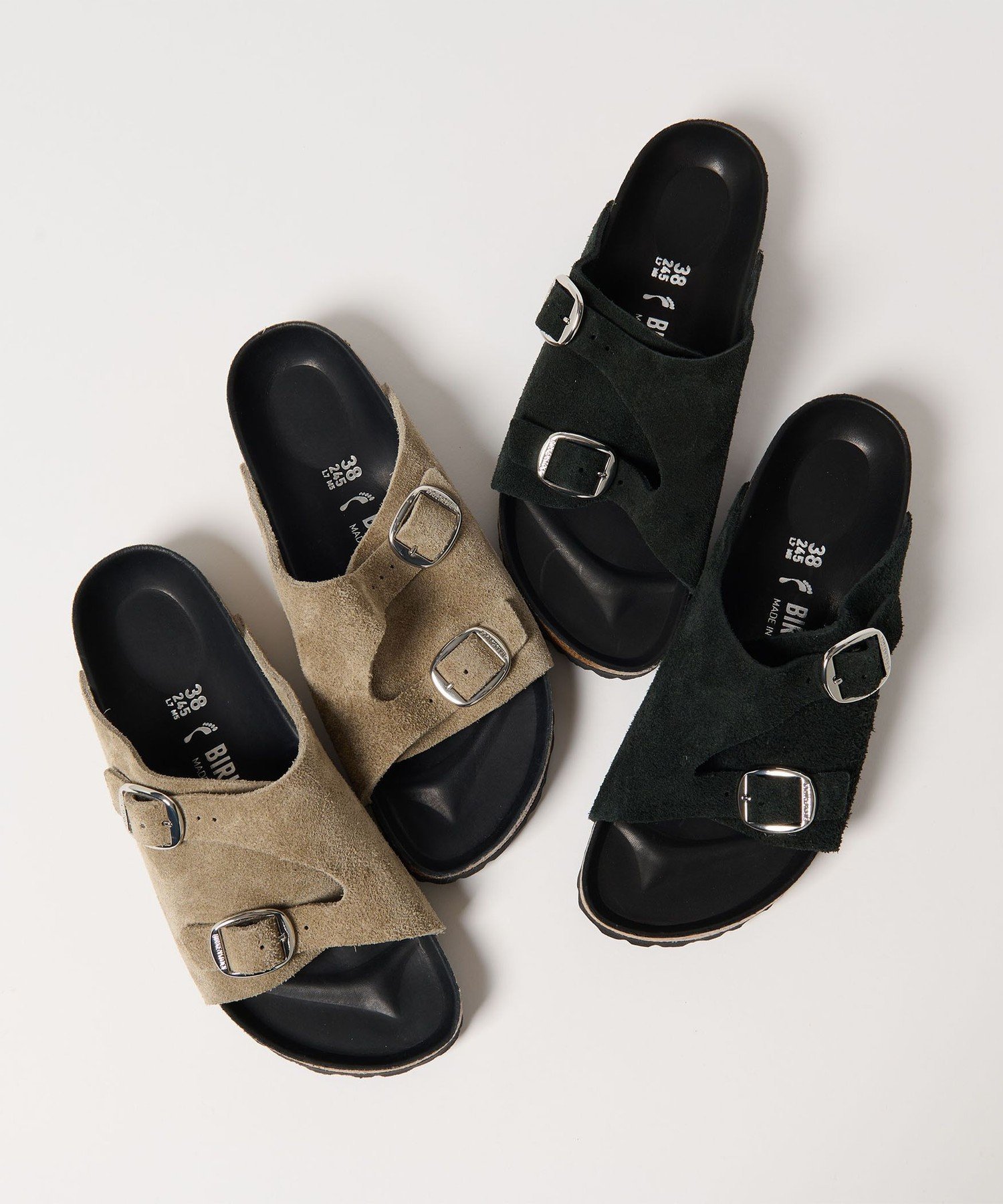 【別注】BIRKENSTOCK ZURICH トープ/サンダル 39 Zurich - Suede Leather (Regular Fit)(39 Taupe/トープ): BIRKENSTOCK