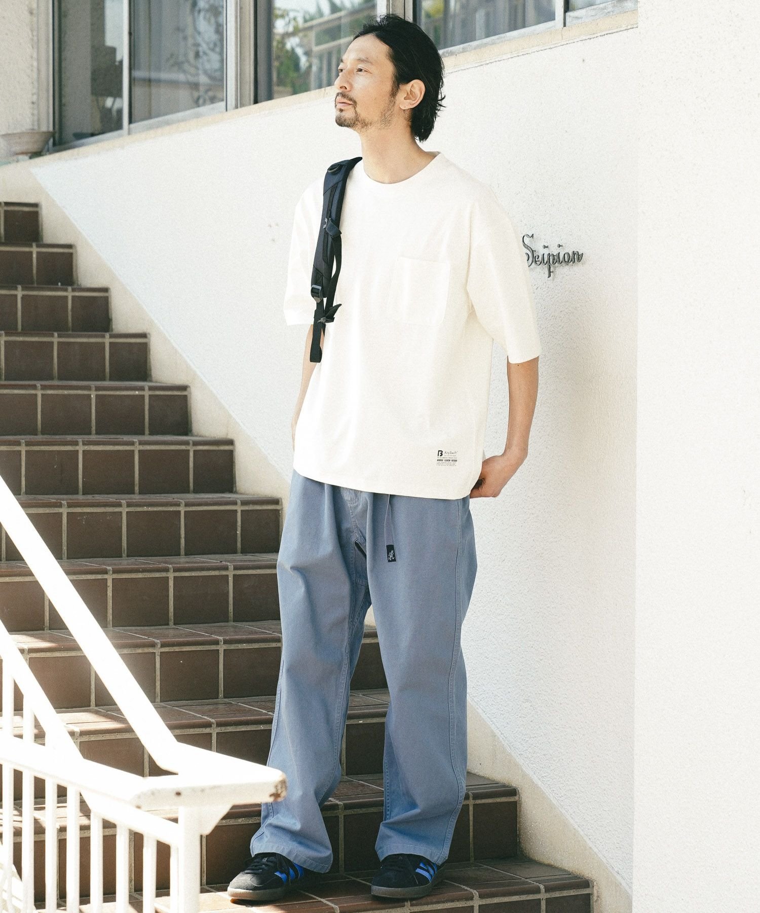 BAYFLOW｜【Gramicci(グラミチ)】別注コットンツイルワイドパンツ