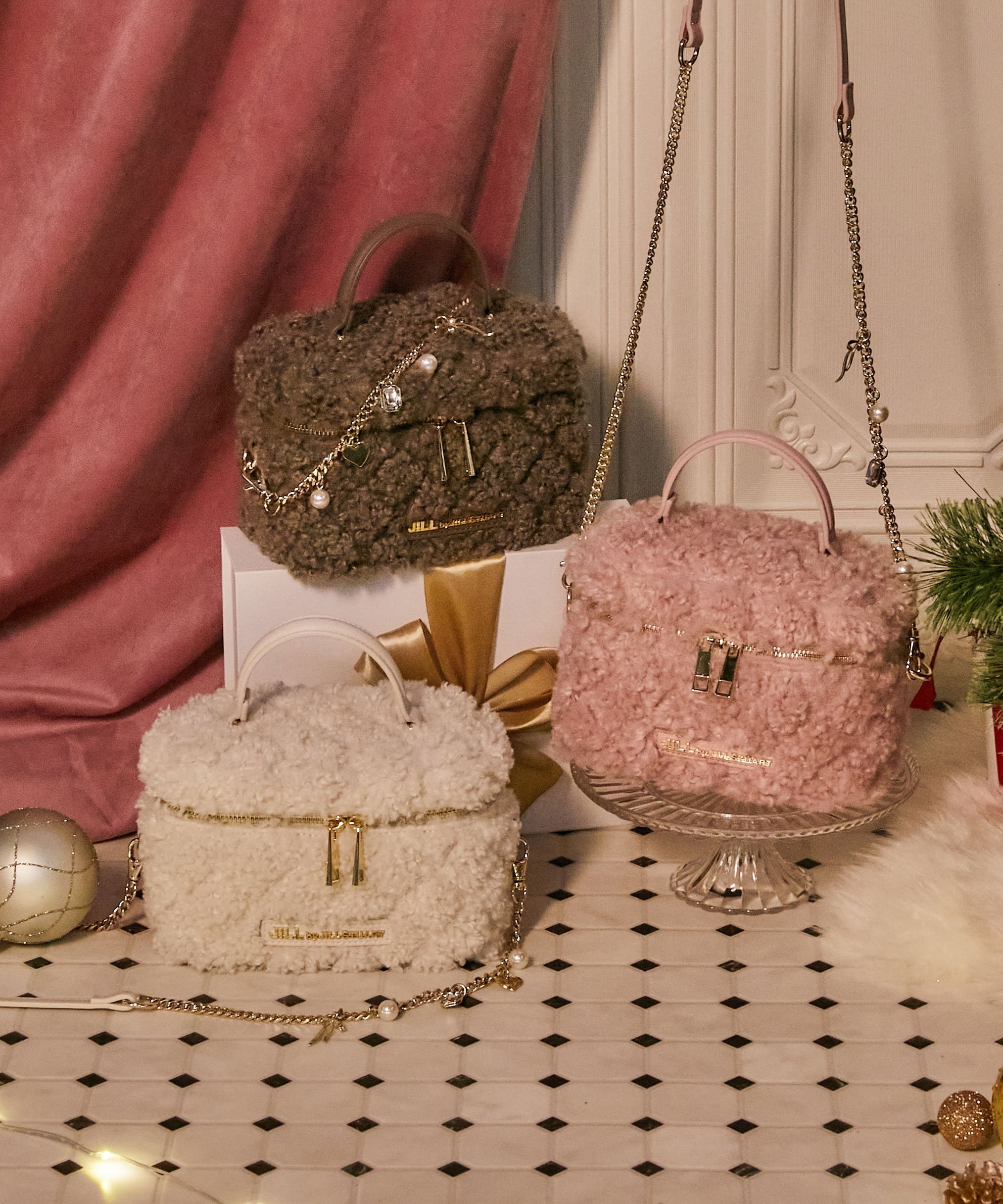 JILL by JILL STUART｜ボアバニティバッグ | Rakuten Fashion(楽天