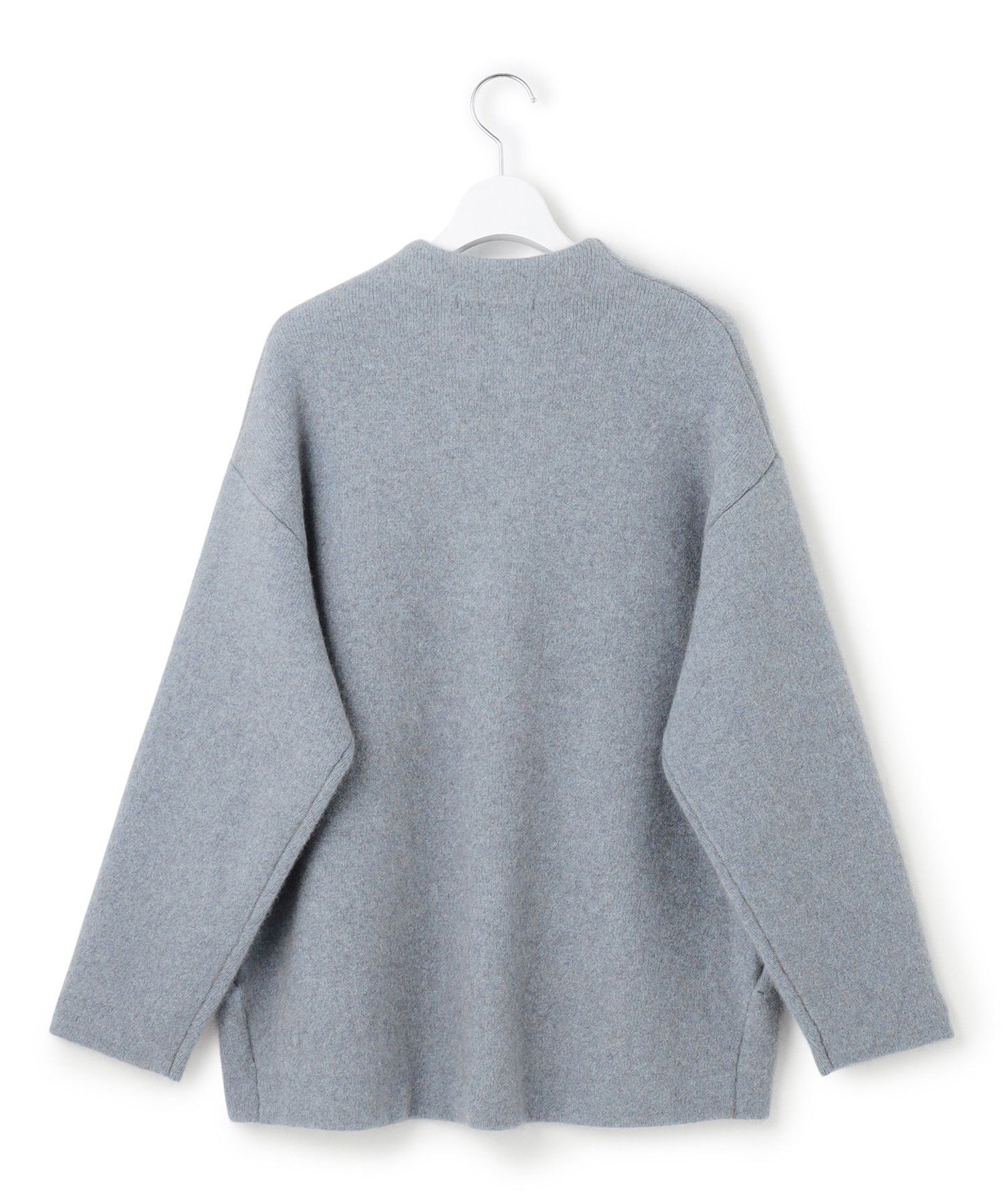 23区｜【見上愛さん着用】ラクーンブレンドダブルフェイス ニット