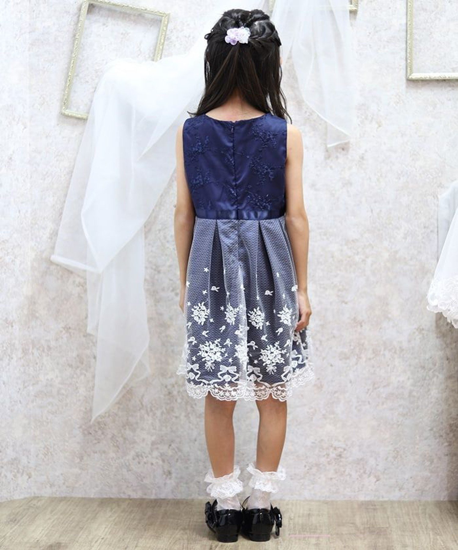 axes femme｜リボン*フラワーレースワンピース | Rakuten Fashion(楽天