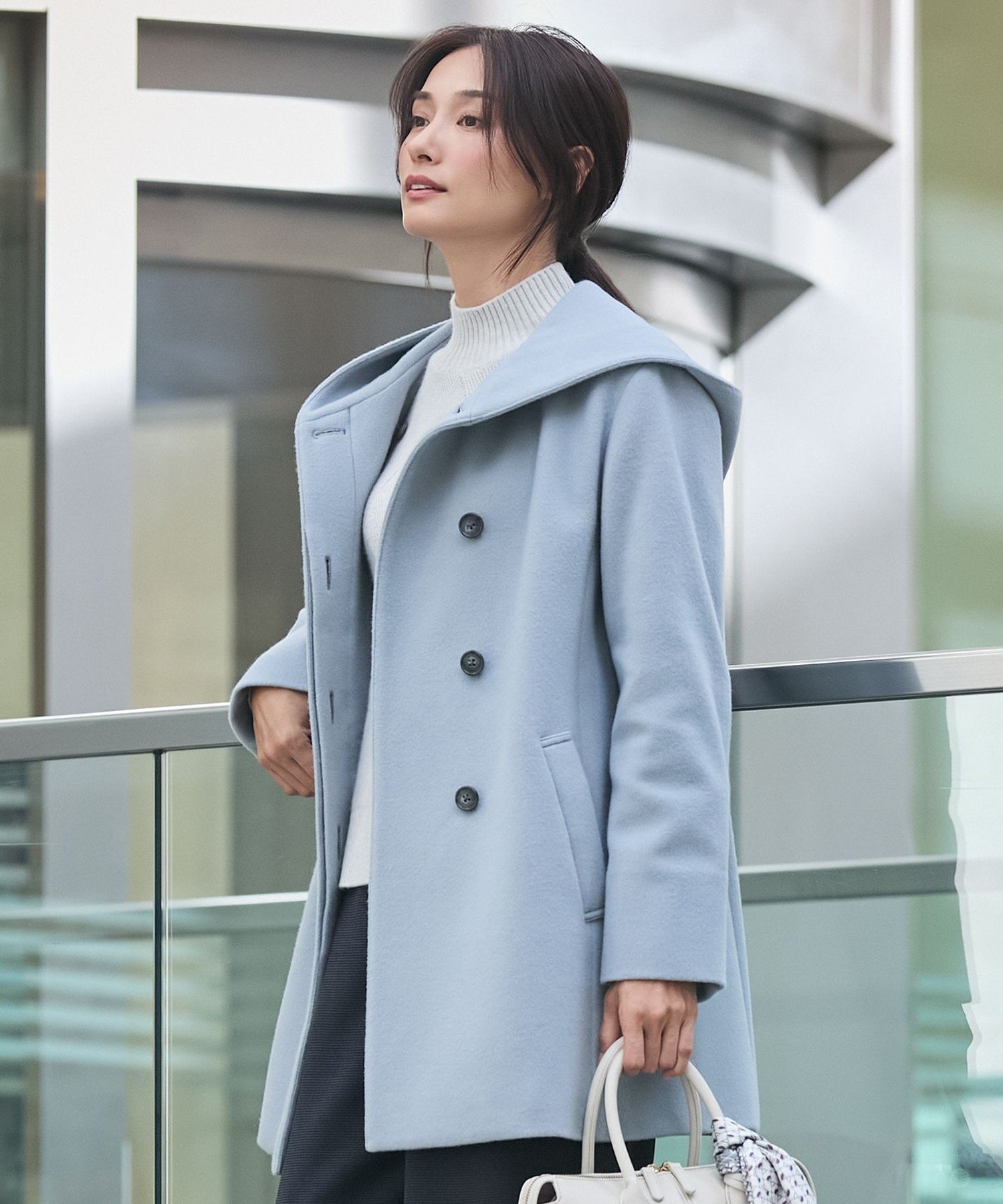 J.PRESS｜ショートビーバー フーデット コート | Rakuten Fashion(楽天