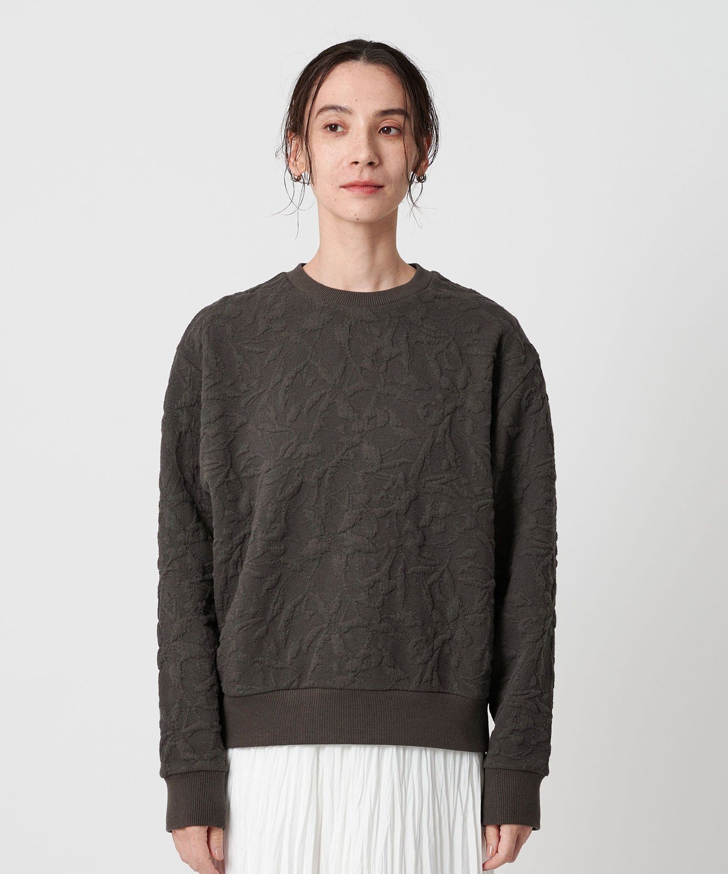 BEAUTY&YOUTH UNITED ARROWS｜ボタニカルジャガード プルオーバー