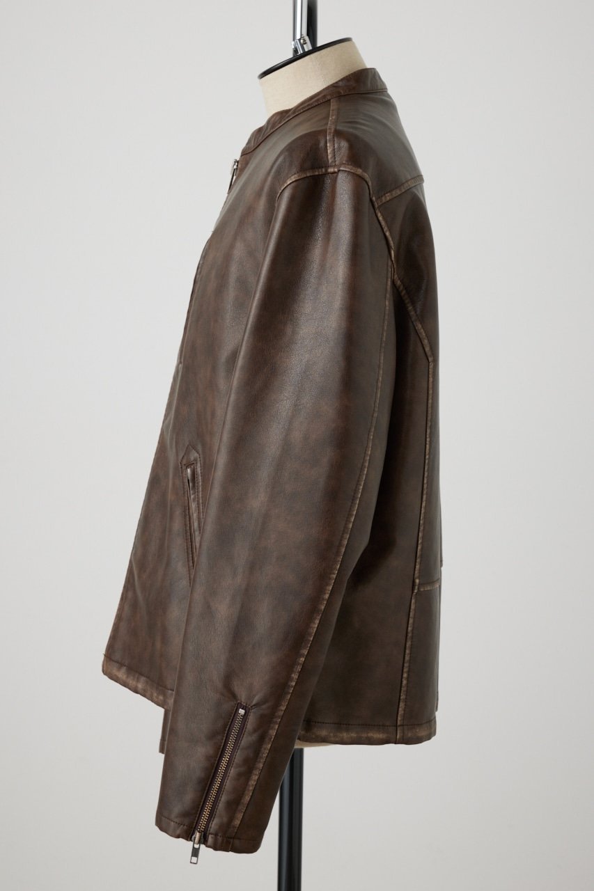 AZUL by moussy｜ヴィンテージフェイクレザーシングルライダース