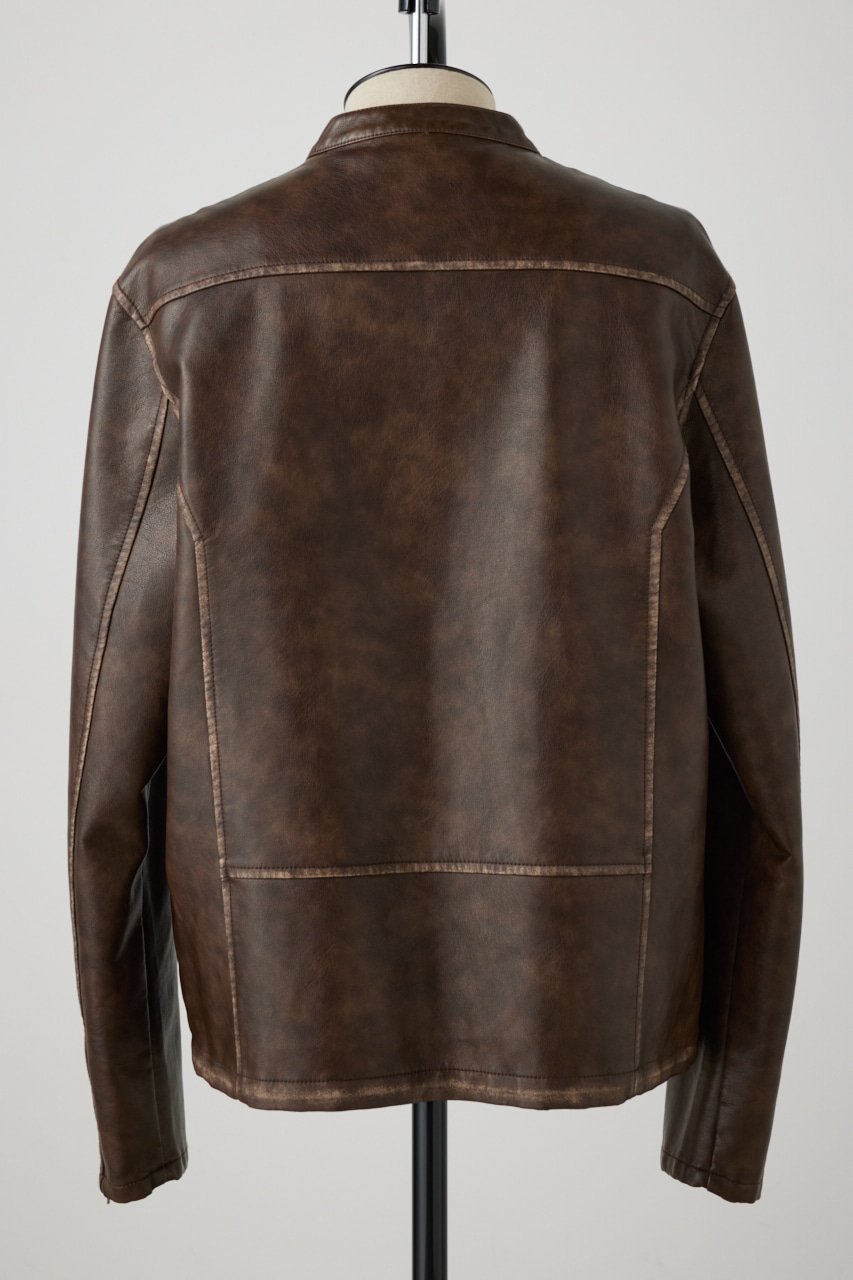 AZUL by moussy｜ヴィンテージフェイクレザーシングルライダース