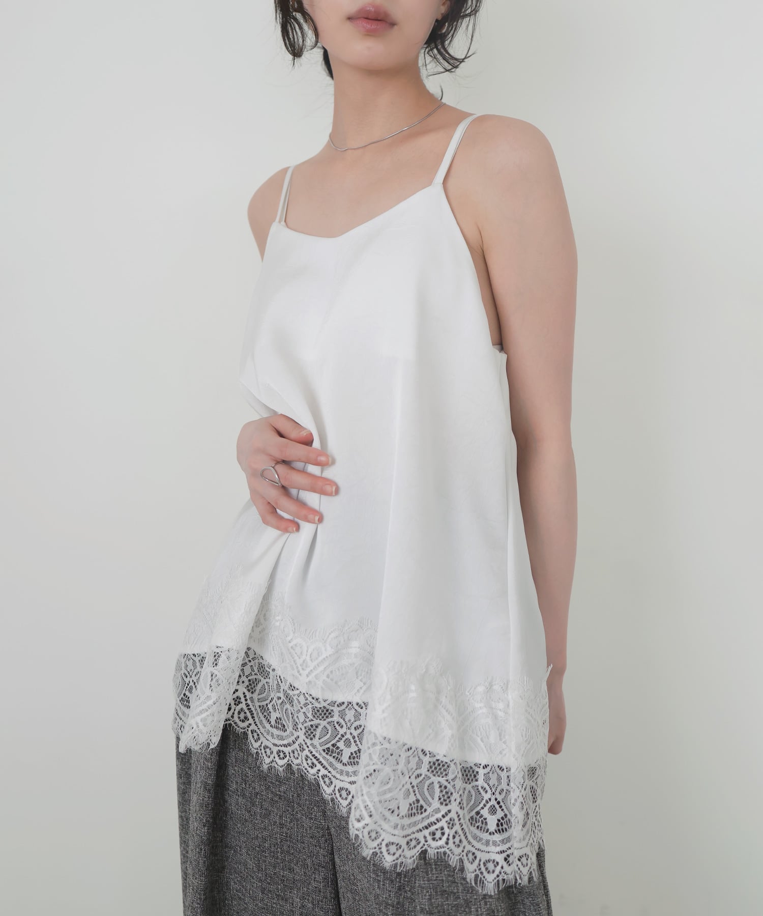 LIAN｜レースサテンキャミ | Rakuten Fashion(楽天ファッション／旧
