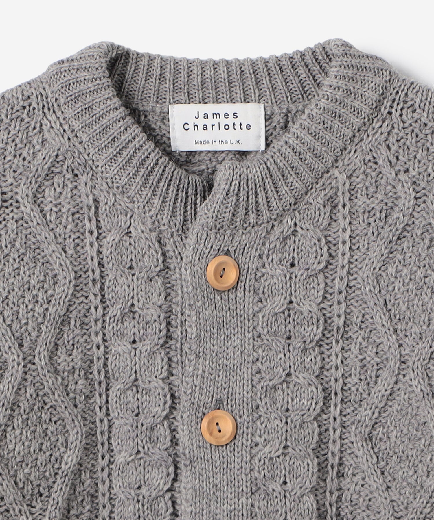 Bshop｜James Charlotte | ウール アランニットカーディガン WOMEN