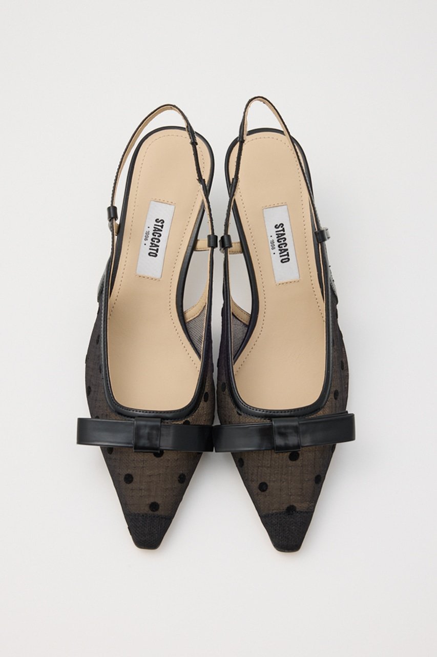 STACCATO｜ドットヌーディーバックスリングパンプス | Rakuten Fashion