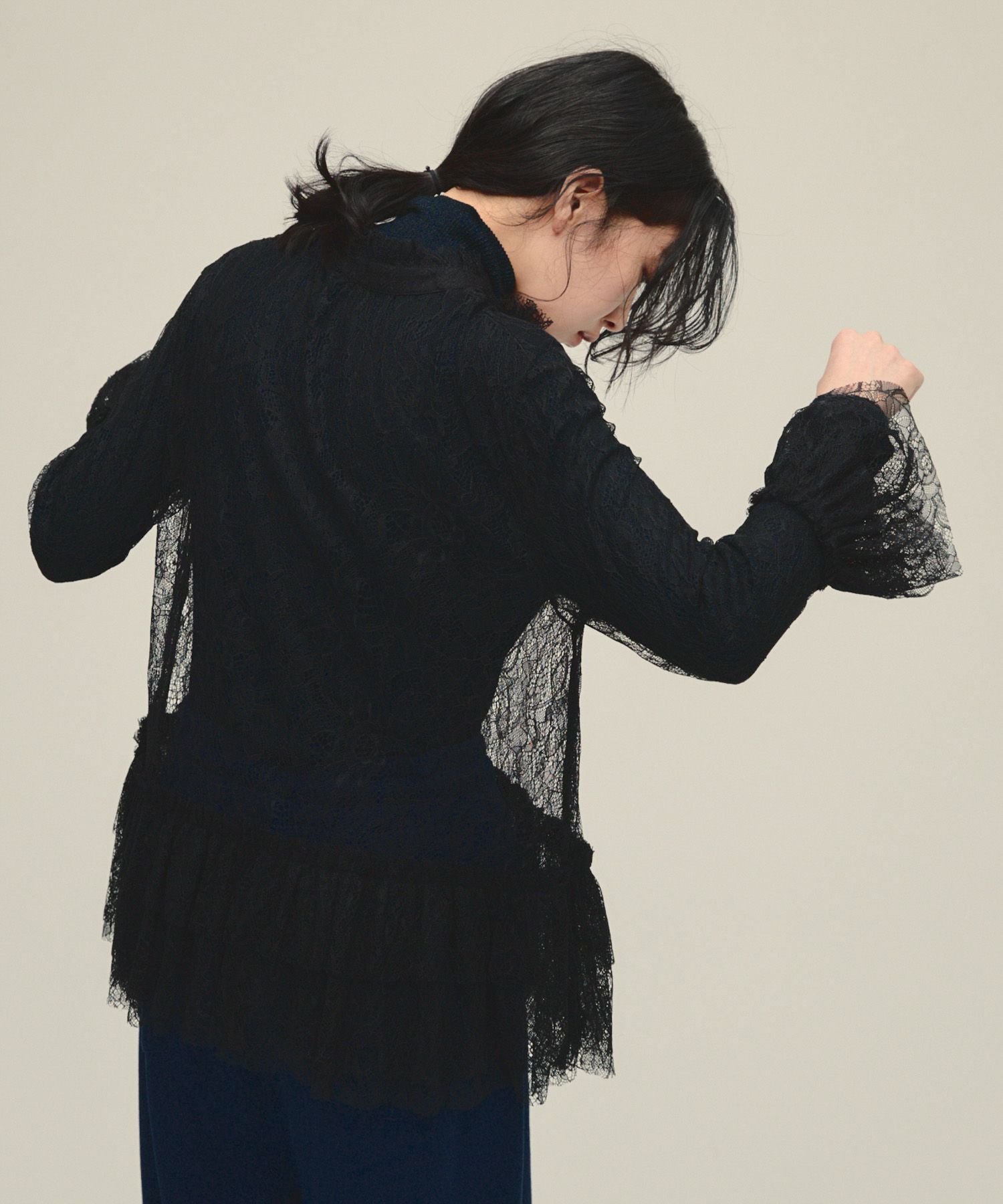 JEANASIS｜Lace Frill Shirt | Rakuten Fashion(楽天ファッション／旧