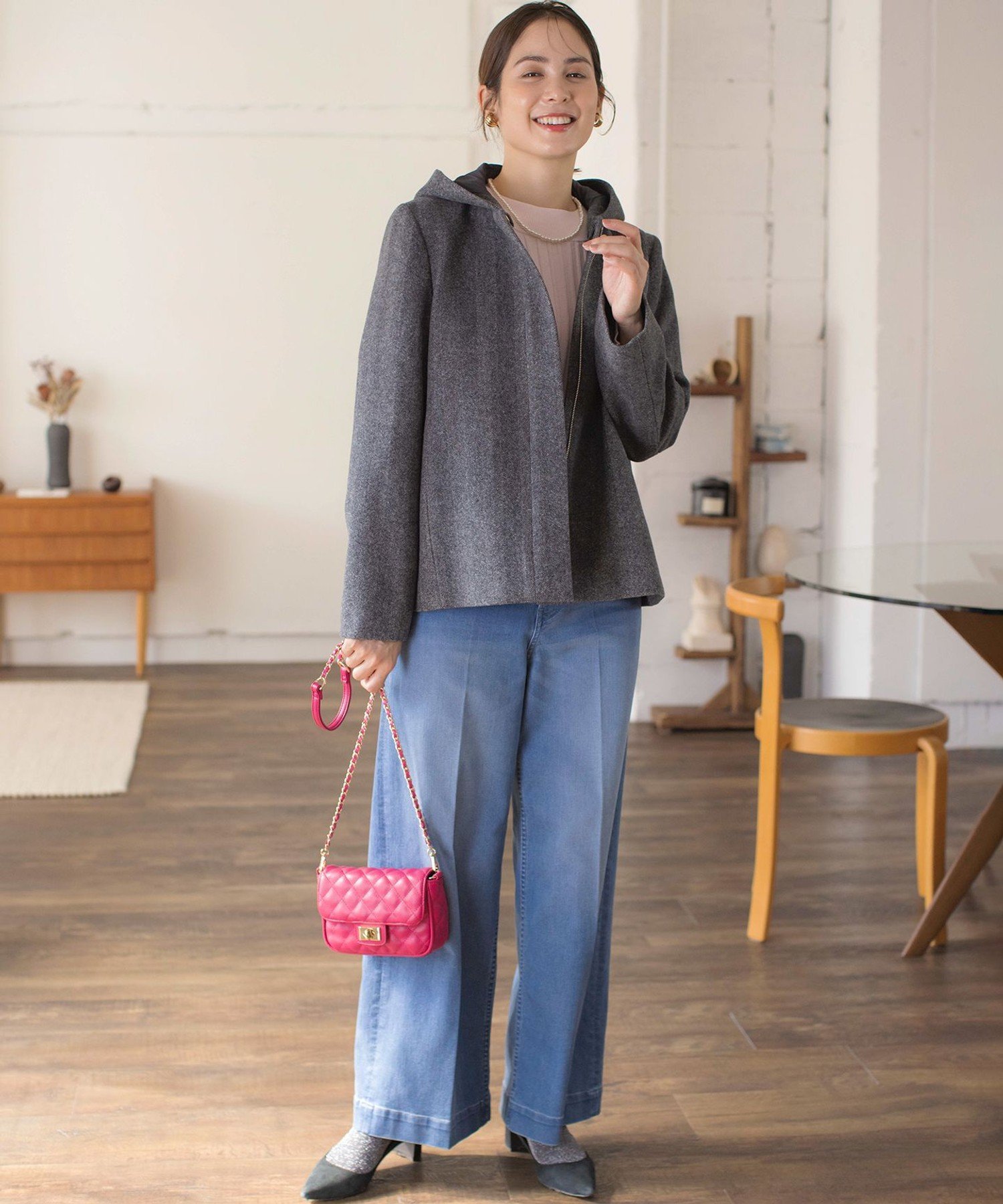 組曲｜【2WAY】ウールモッサ ショートコート | Rakuten Fashion(楽天