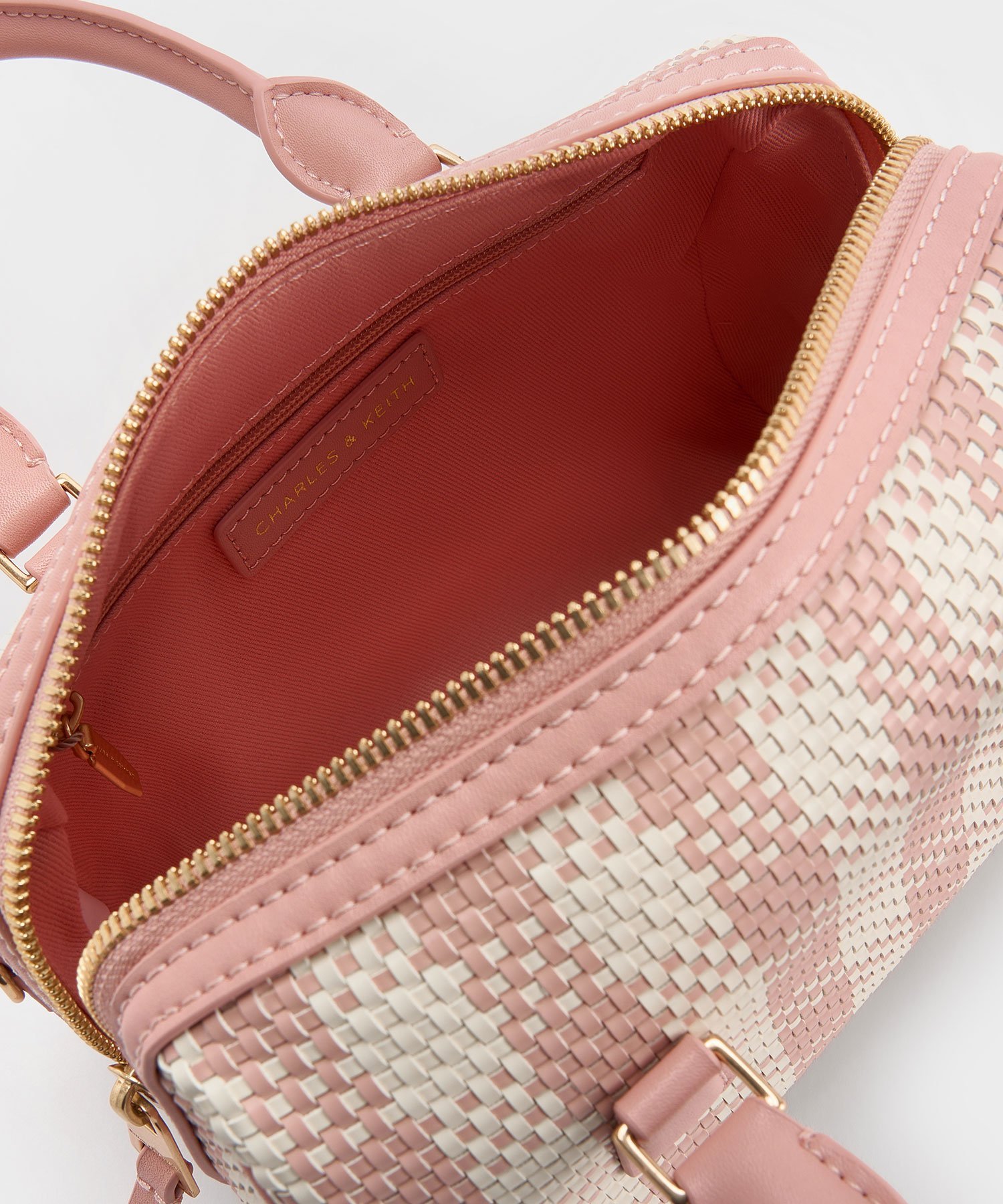 CHARLES & KEITH｜Everleigh エベルレイ チェッカーボウリングバッグ