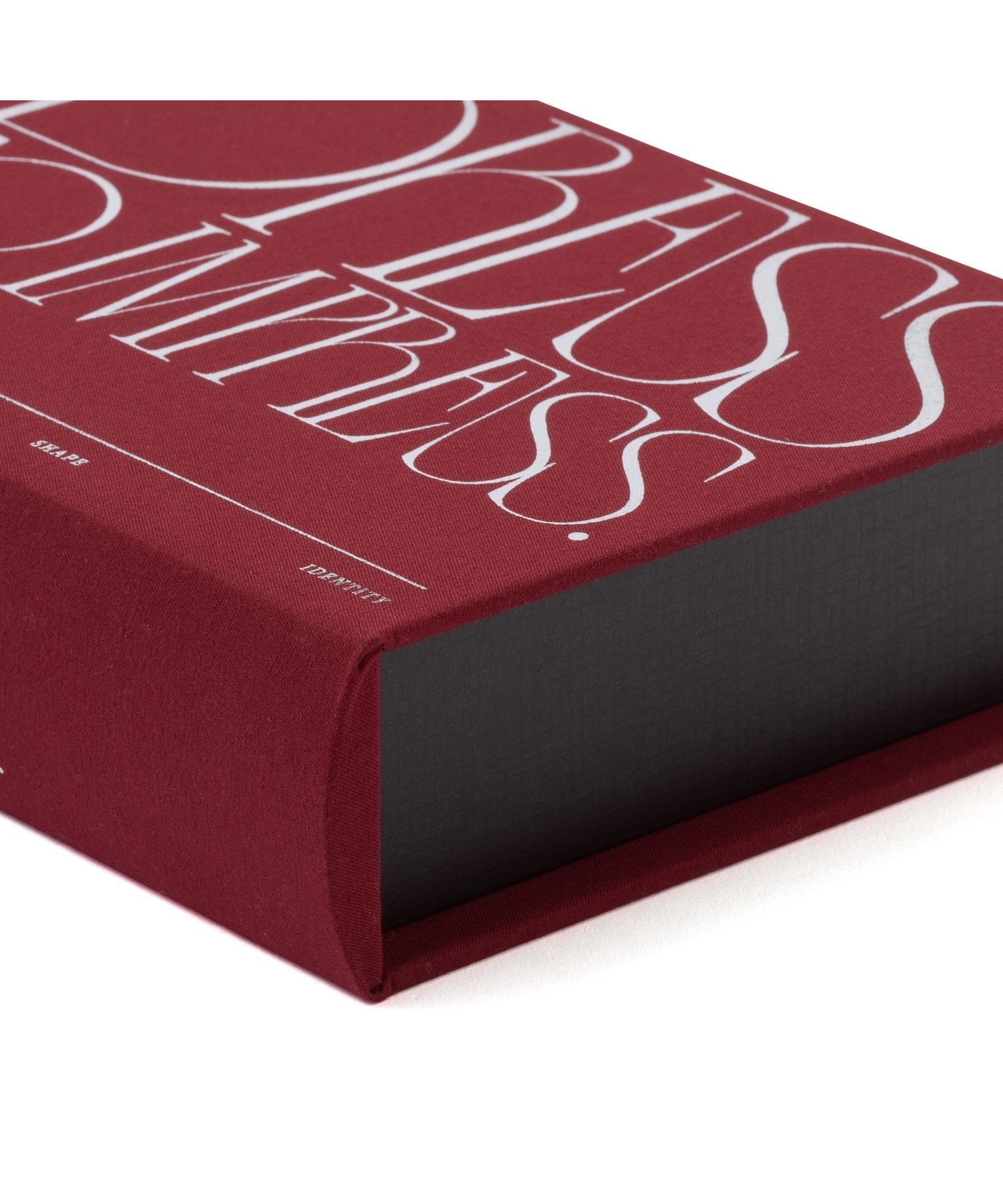 Francfranc｜ブックボックス タイポグラフィ S レッド | Rakuten