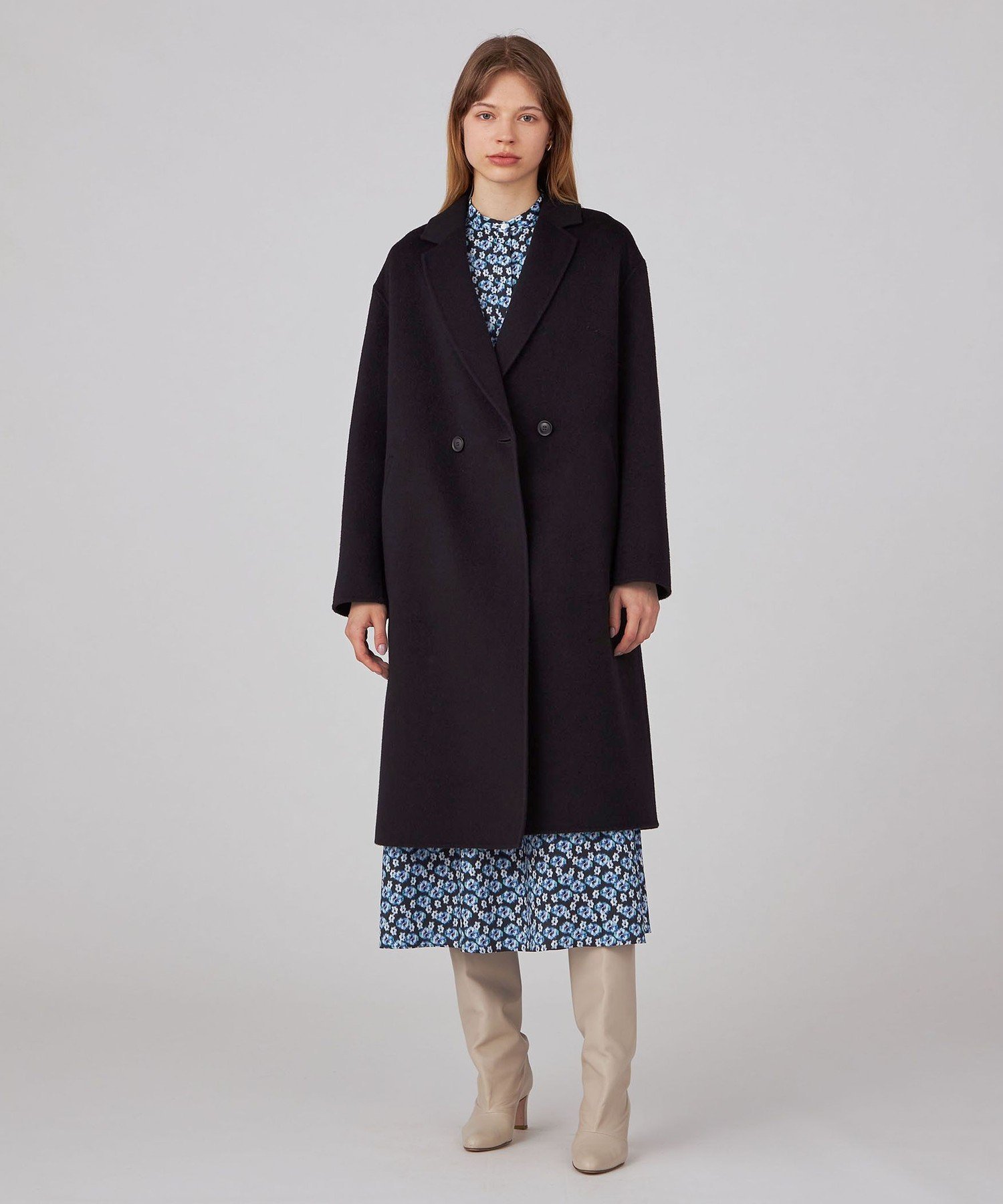 TOMORROWLAND｜ウールカシミヤリバー チェスターコート | Rakuten